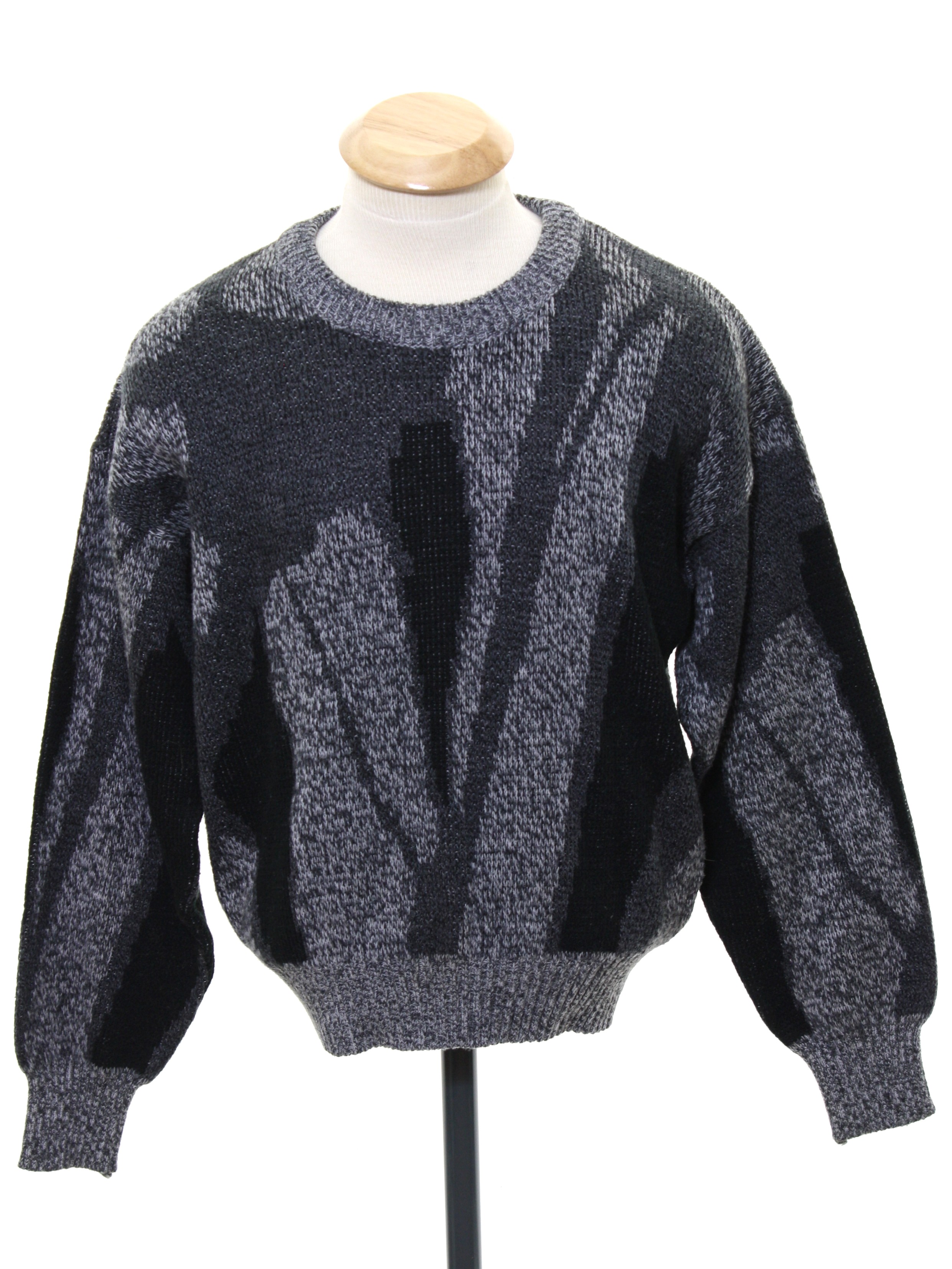 Expressions 1980s Vintage Sweater: 80s -Expressions- Unisex heathered ...