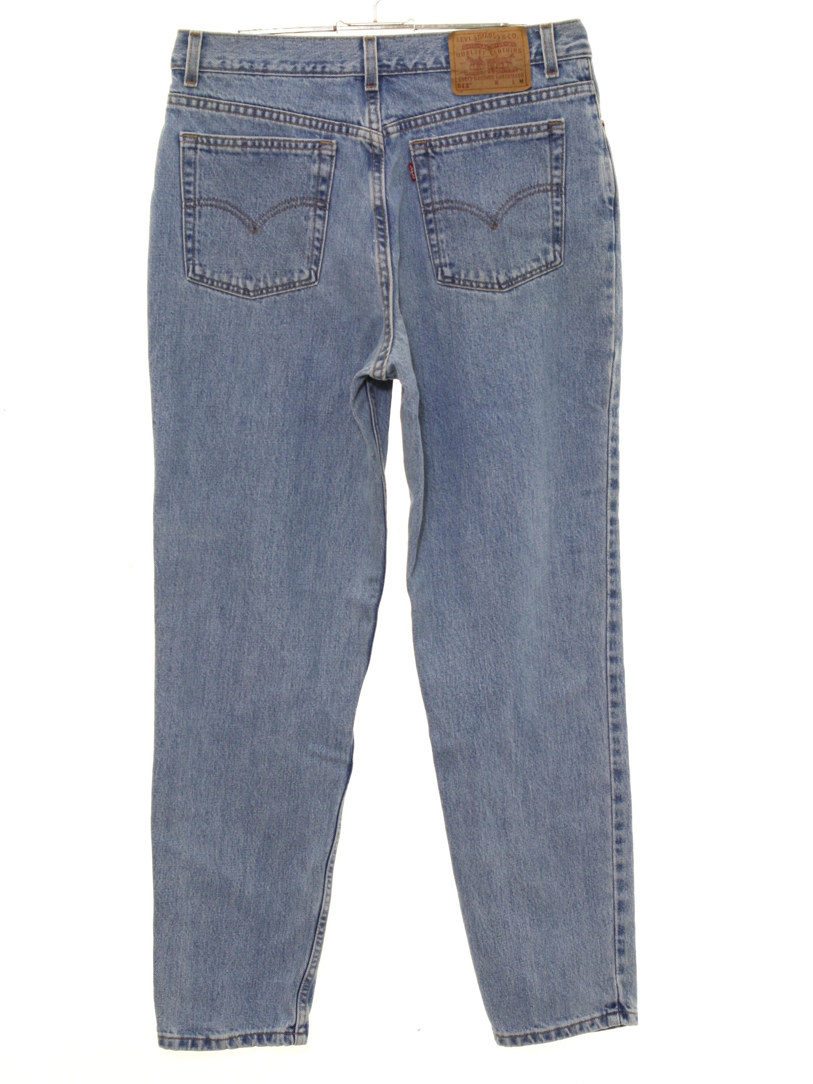 80s Vintage Levis / High Waisted Jeans / Faded LEVIS 512 Denim