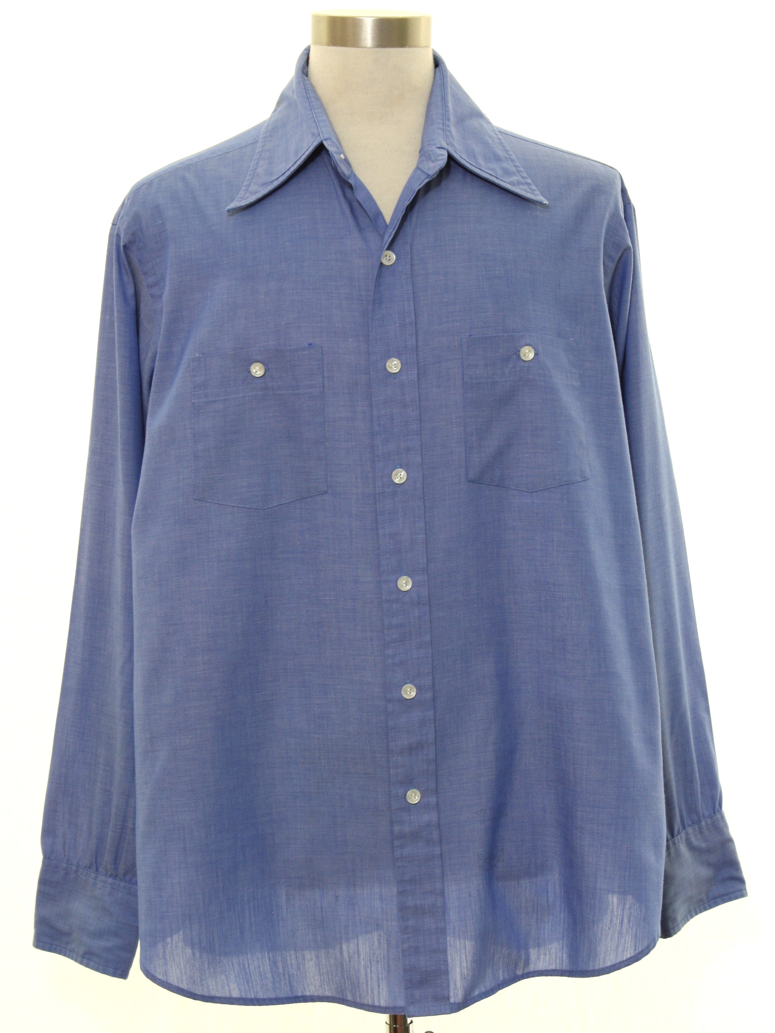 Seventies Eagle shirtmakers Shirt: Late 70s -Eagle shirtmakers- Mens ...