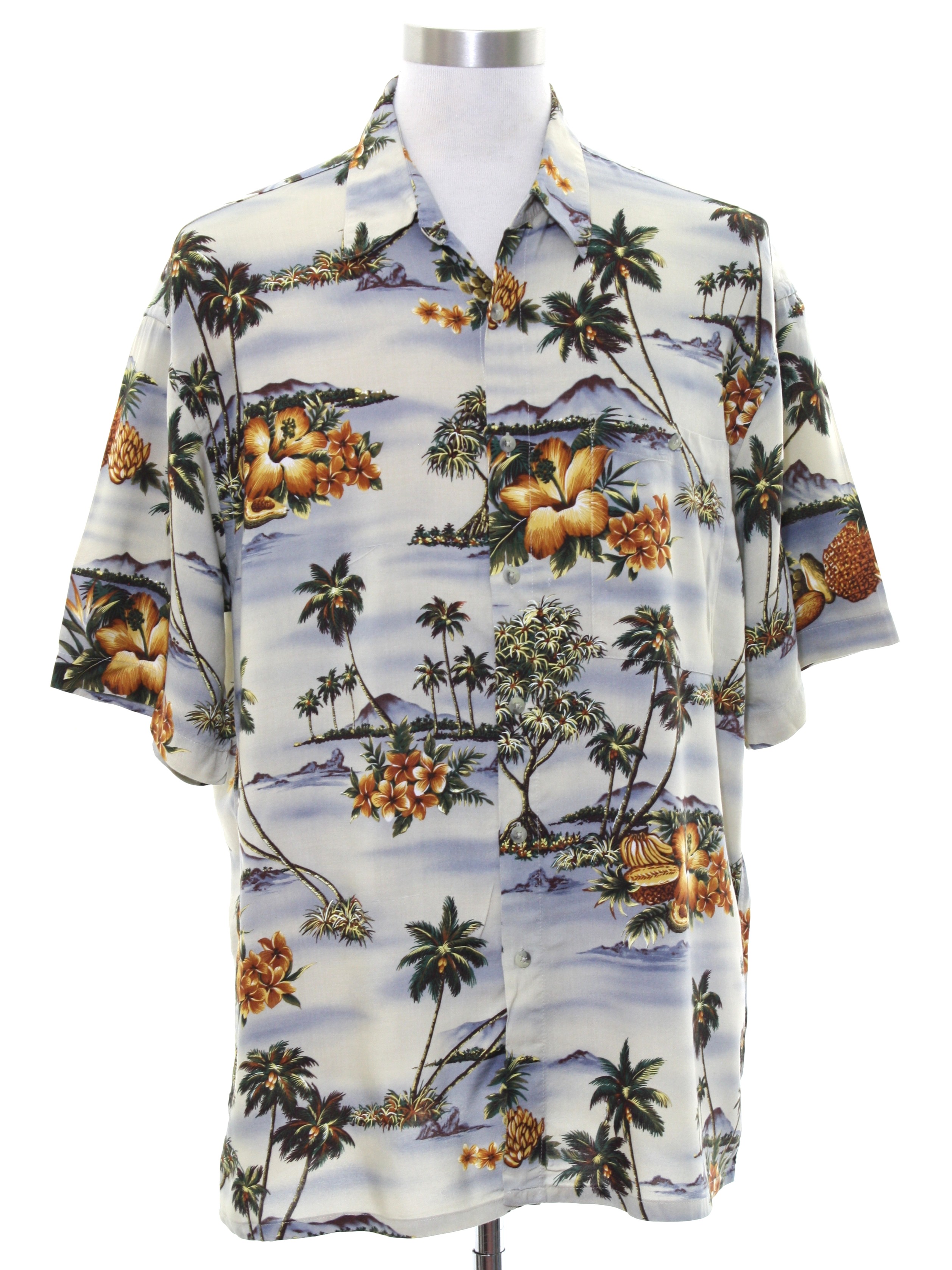 Vintage Pierre Cardin 80's Hawaiian Shirt: 80s -Pierre Cardin- Mens ...