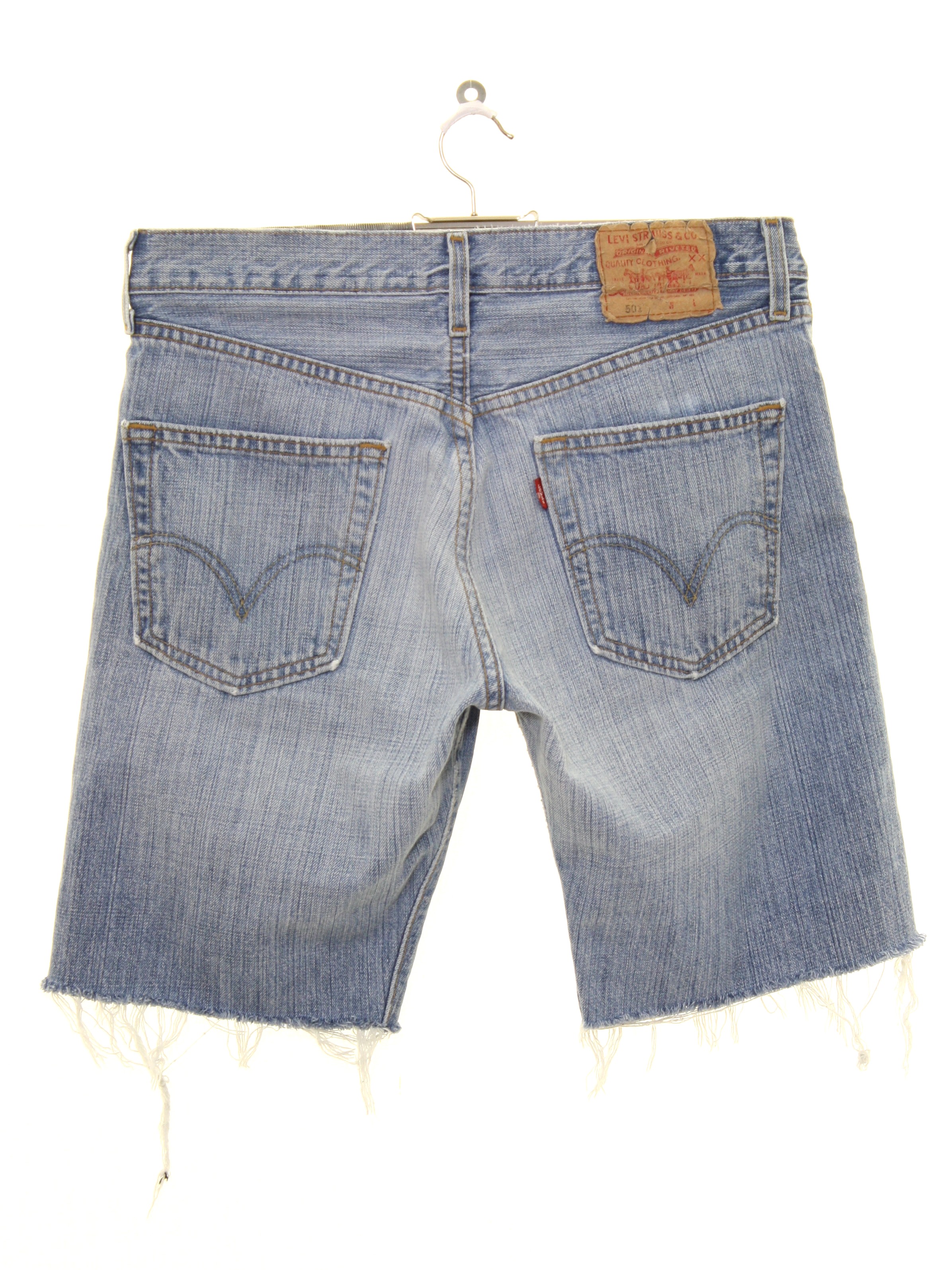 levis vintage denim shorts