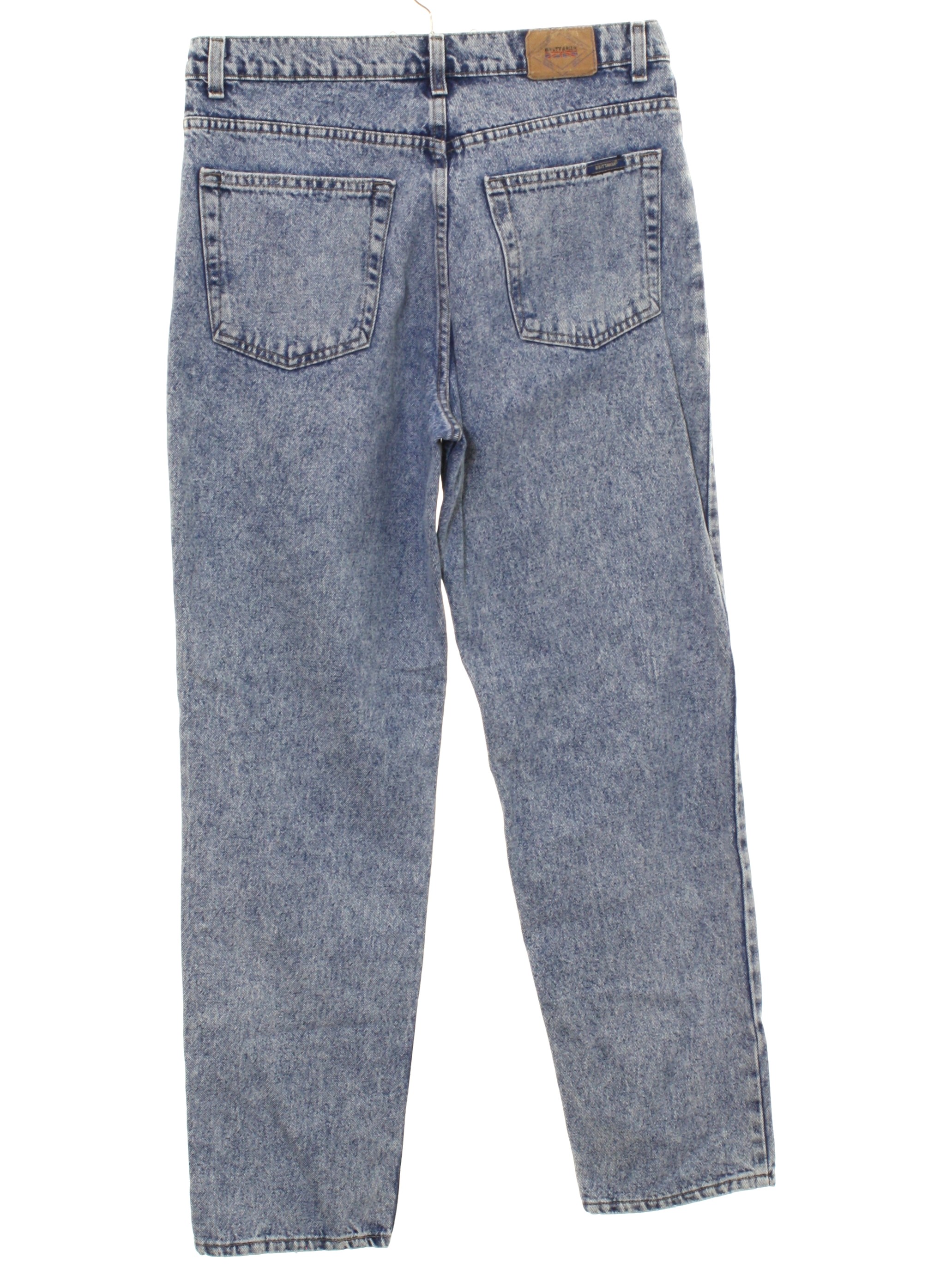 80s Brittania Acid Wash Jeans deals