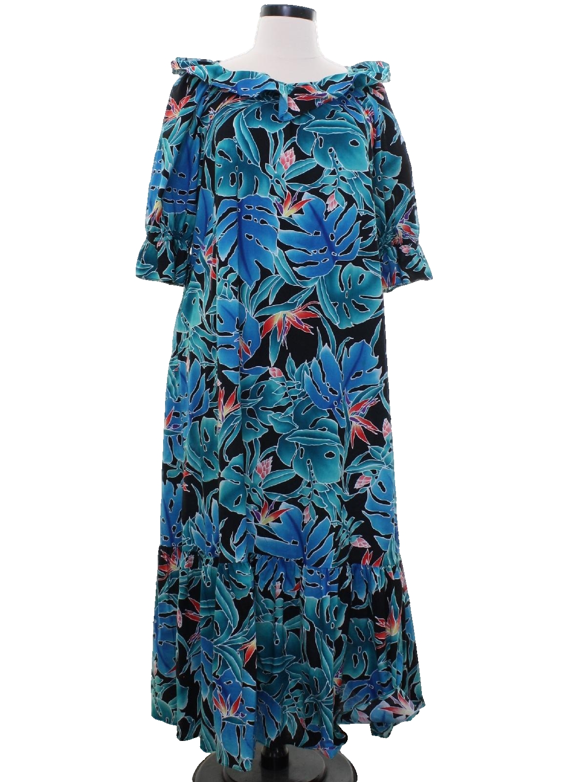 Hilo Hatties 80's Vintage Hawaiian Dress: 80s -Hilo Hatties- Womens ...