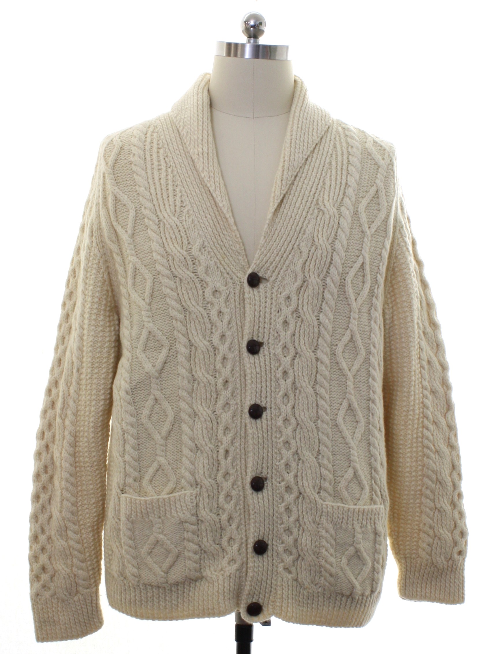 Vintage 1970's Sweater: 70s or early 80s -Blarney Woolen Mills ...