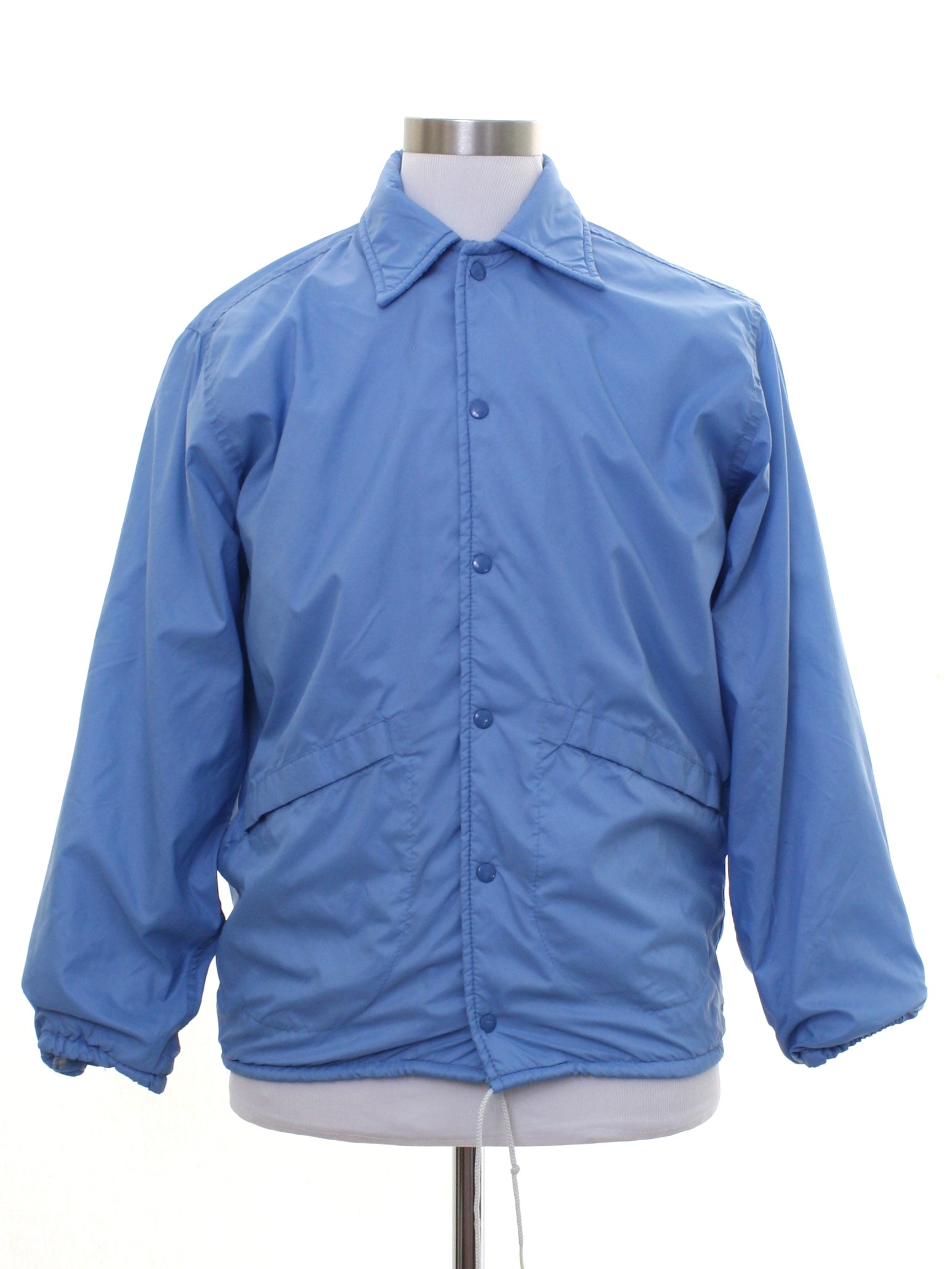 Vintage 1970's Jacket: Late 70s or Early 80s -Pla-Jac- Mens sky blue ...