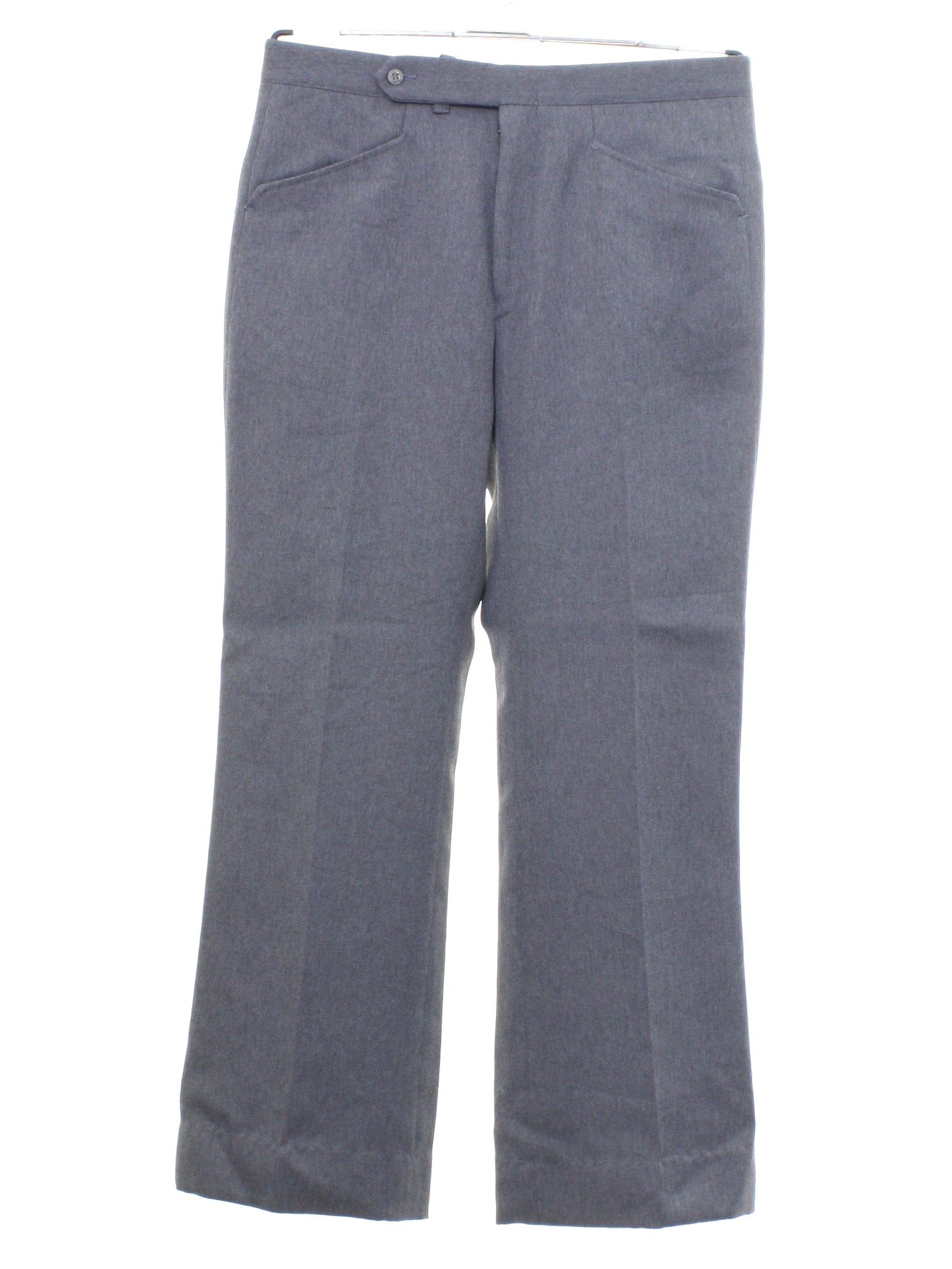 Retro Seventies Flared Pants / Flares: 70s -Sansabelt- Mens dark gray ...