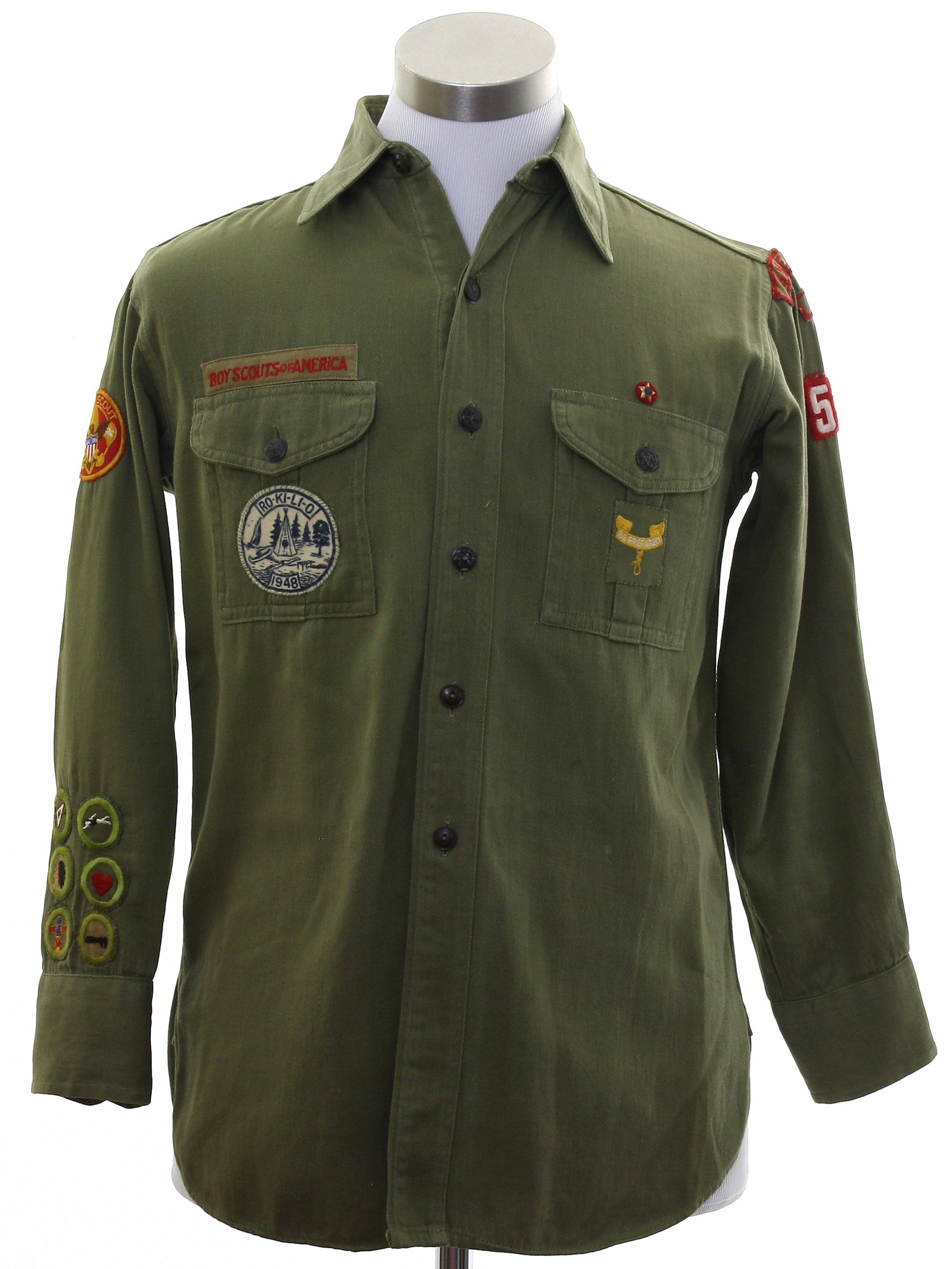 1940's Shirt (Boy Scouts of America): Late 40s -Boy Scouts of