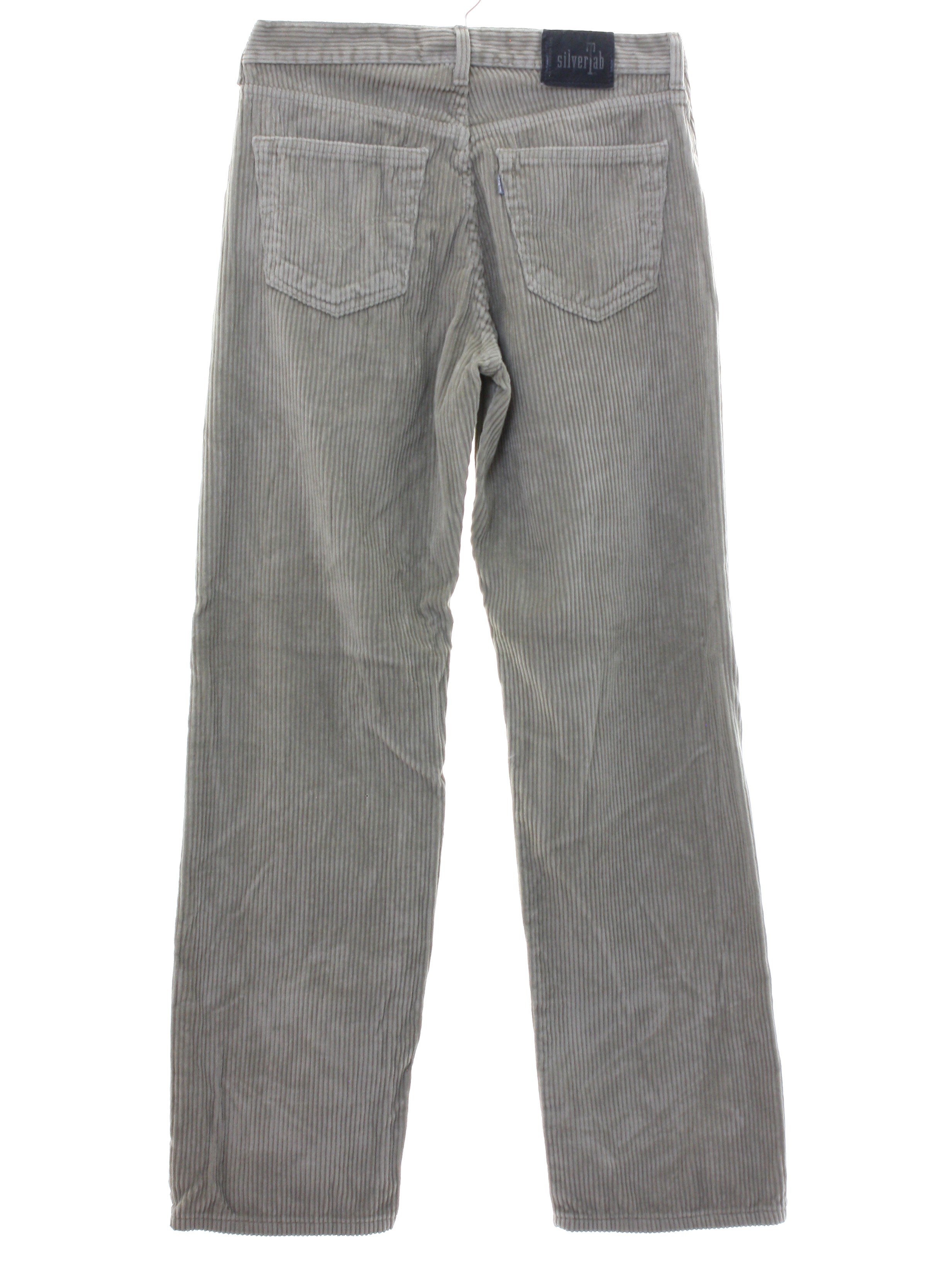 Vintage 1990's Pants: 90s -Levis SilverTab- Mens khaki tan cotton 