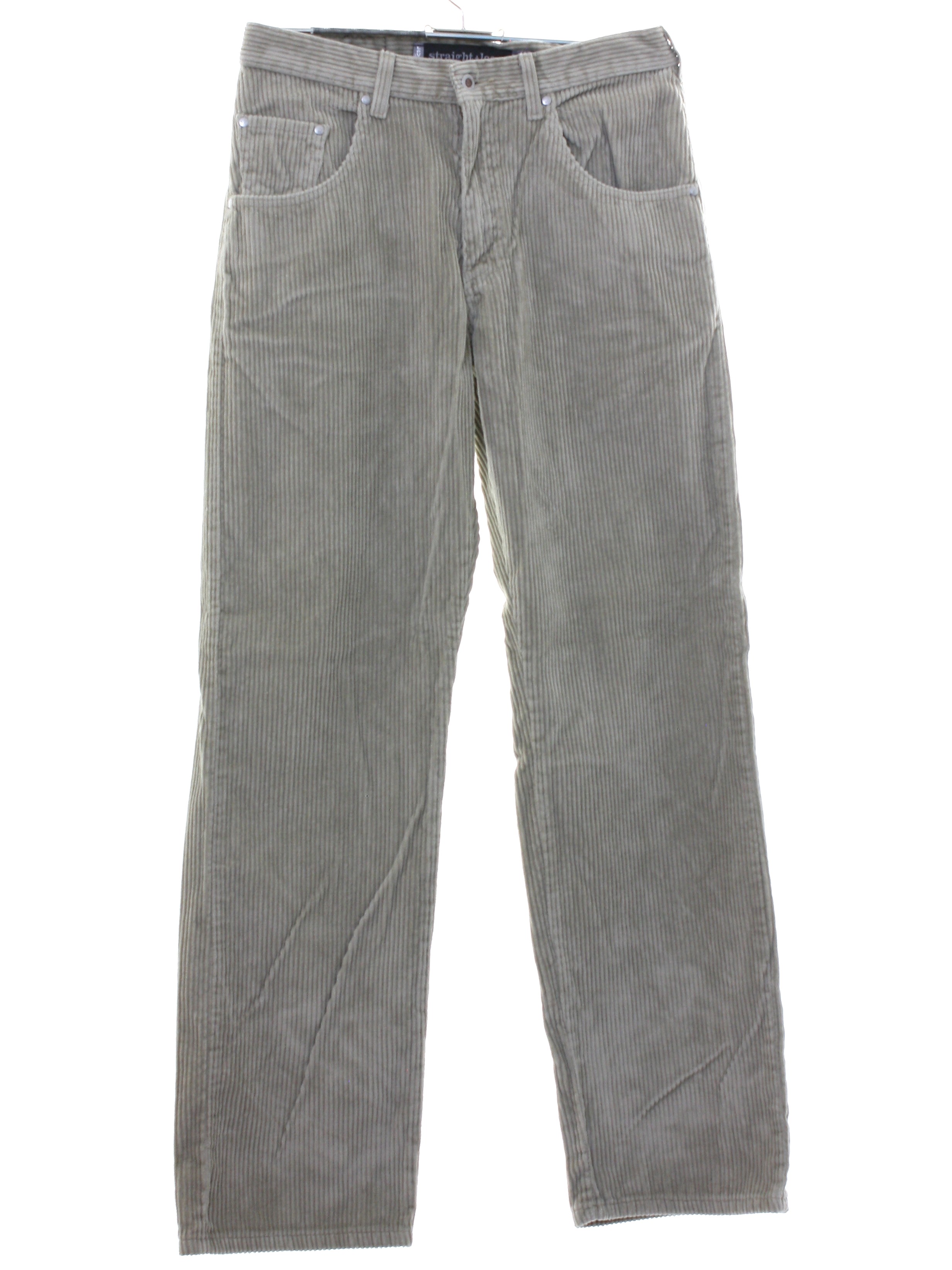 Vintage 1990's Pants: 90s -Levis SilverTab- Mens khaki tan cotton