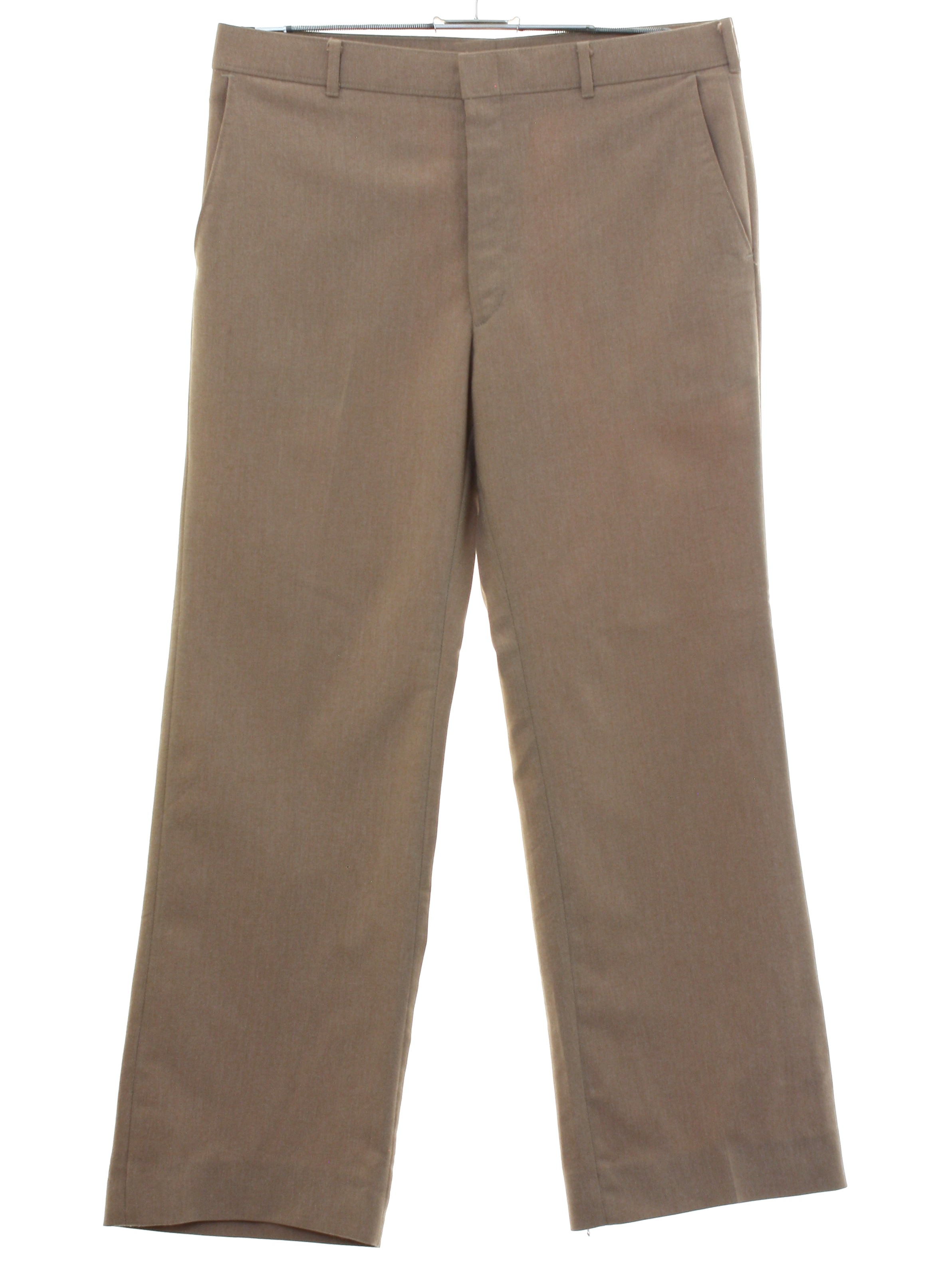 1980's Vintage Montgomery Ward Pants: 80s -Montgomery Ward- Mens tan ...