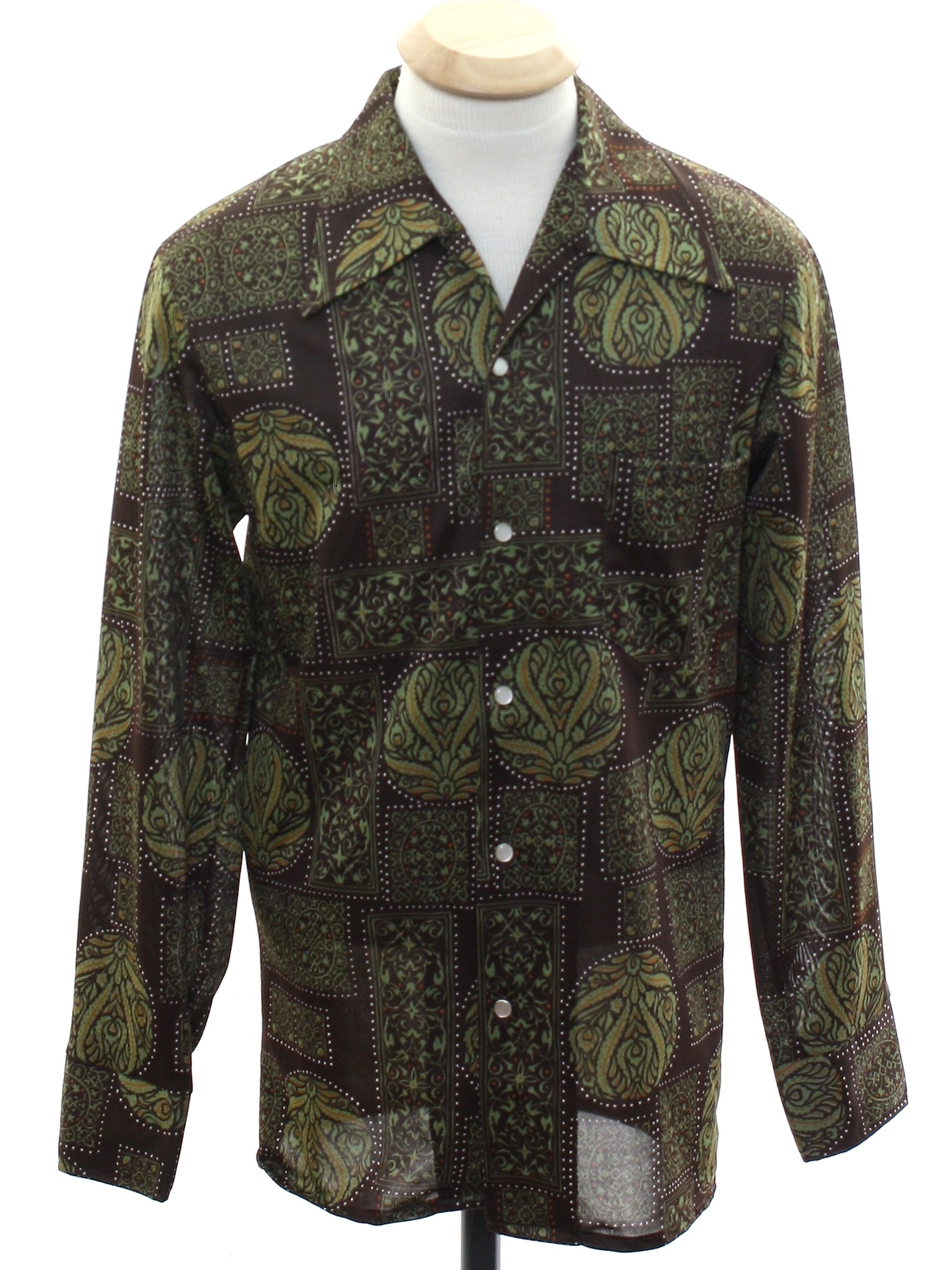 70's mens disco shirt