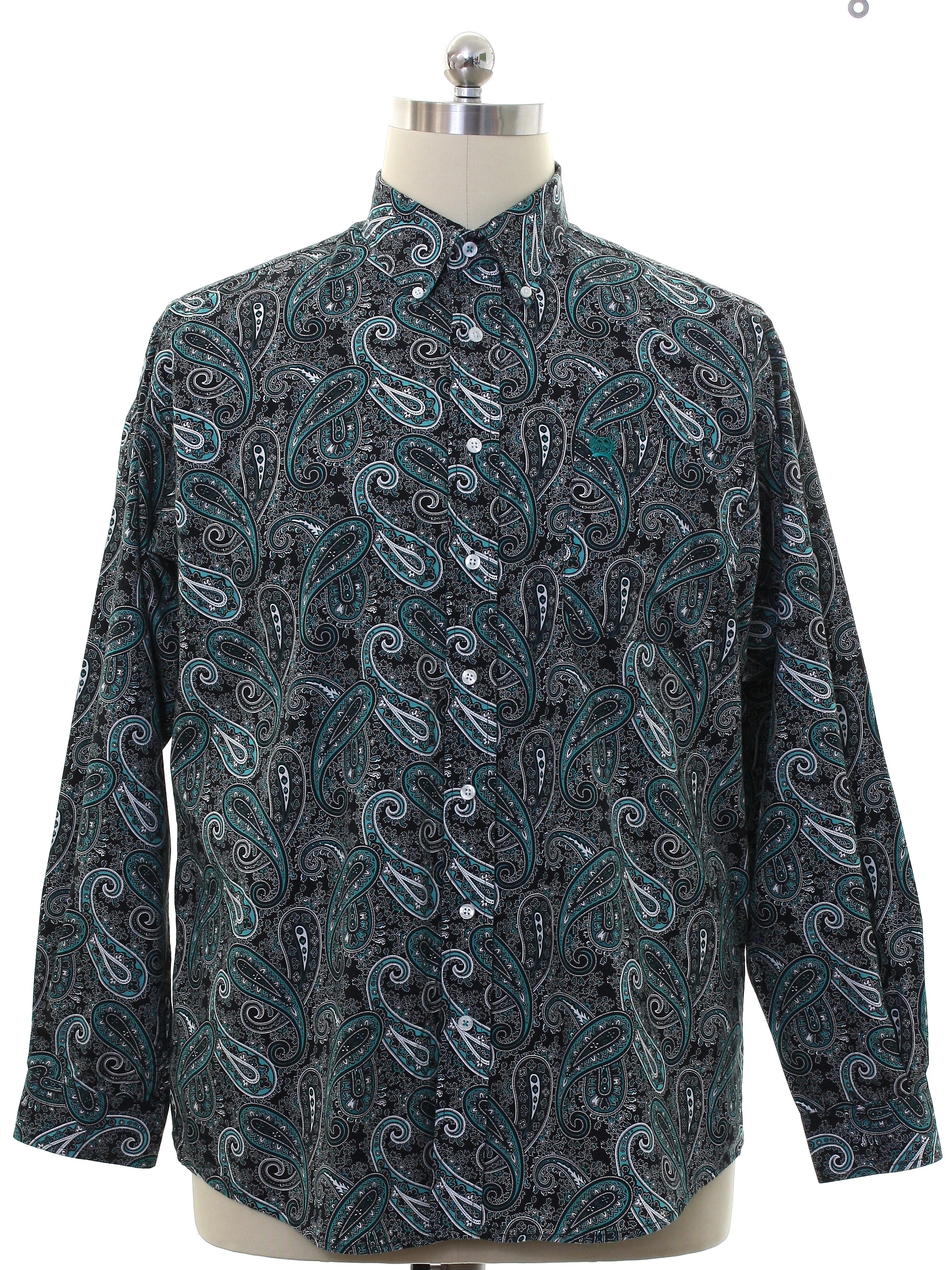 mens paisley print shirt