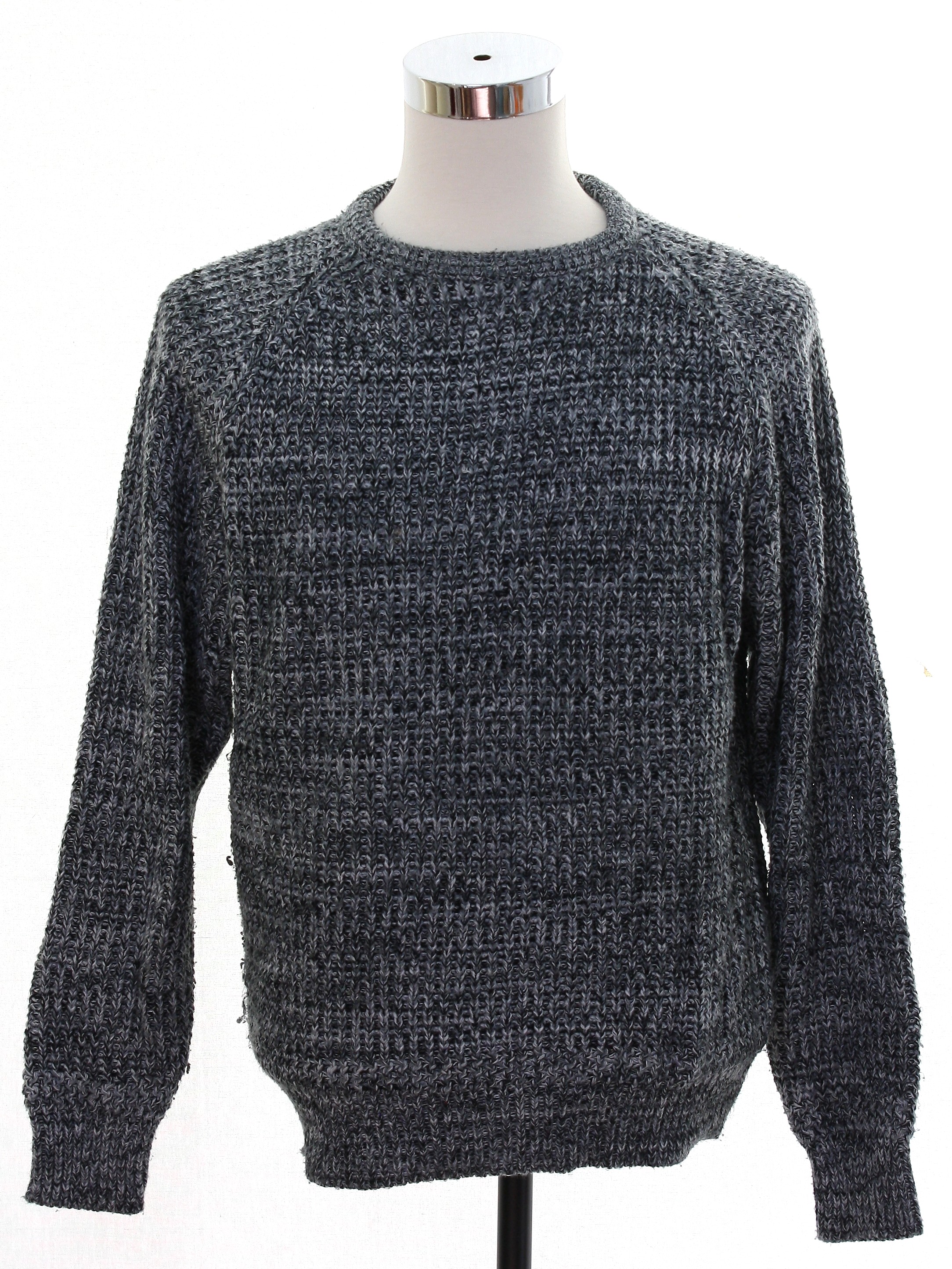 80's Apparel Workshop Sweater: 80s -Apparel Workshop- Mens mottled ...