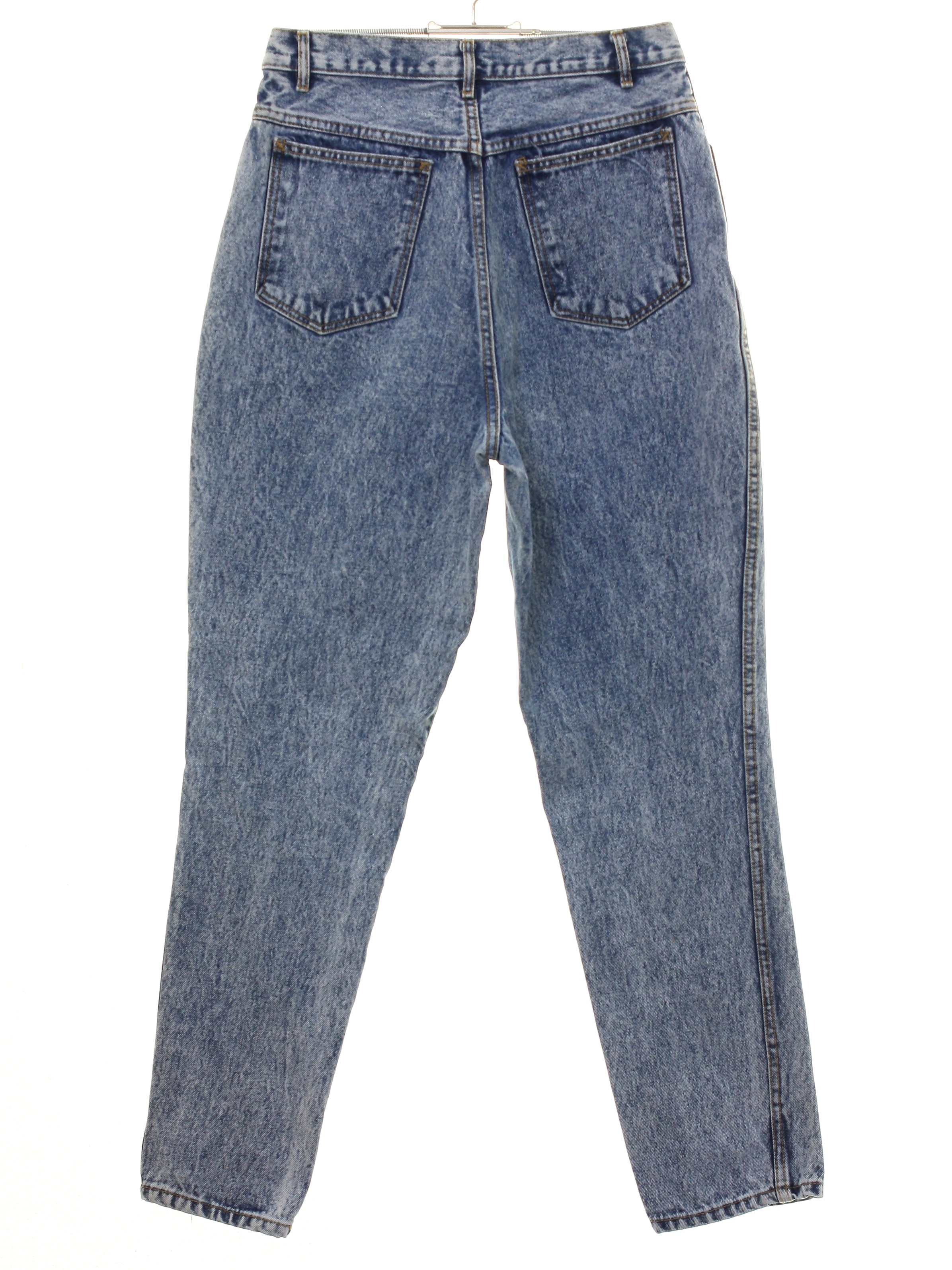 Vintage Rio Eighties Pants: 80s -Rio- Womens acid washed blue cotton ...