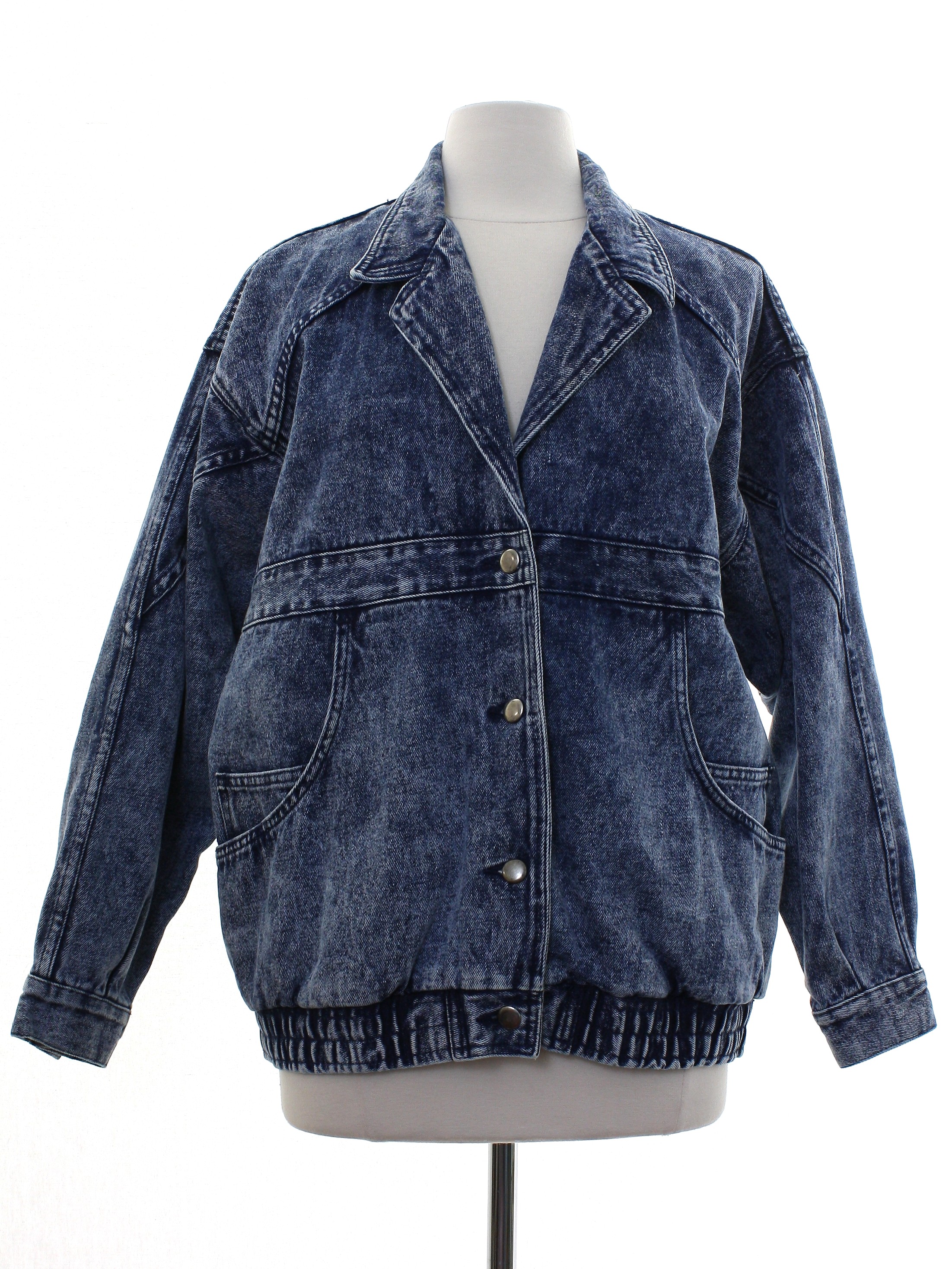 80s jean jacket with buttons