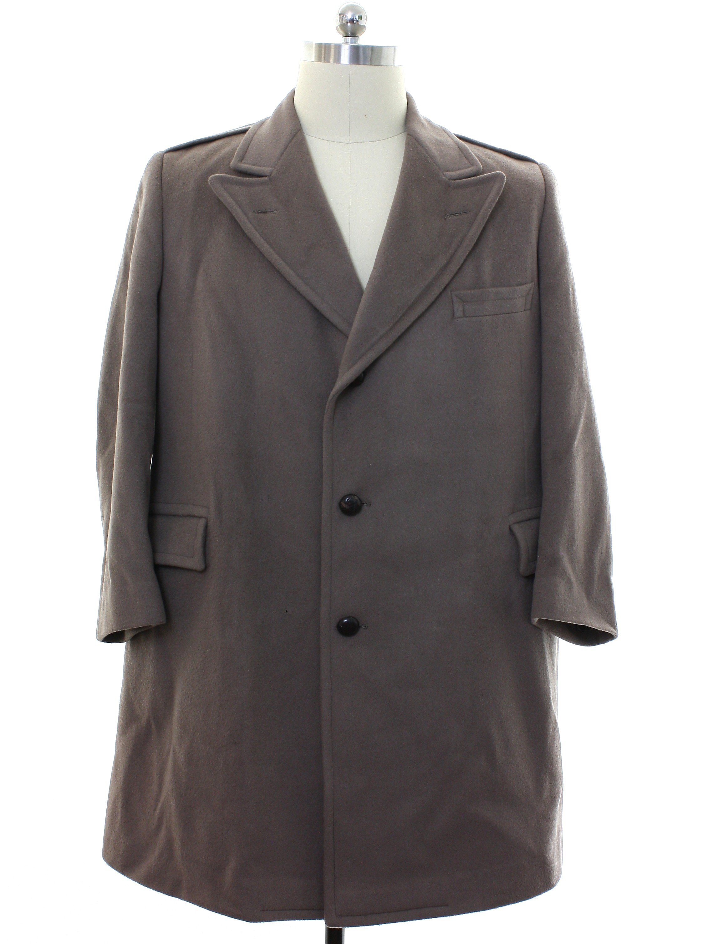 Retro 70's Jacket: Early 70s -Marshall Field and Co.- Mens taupe ...
