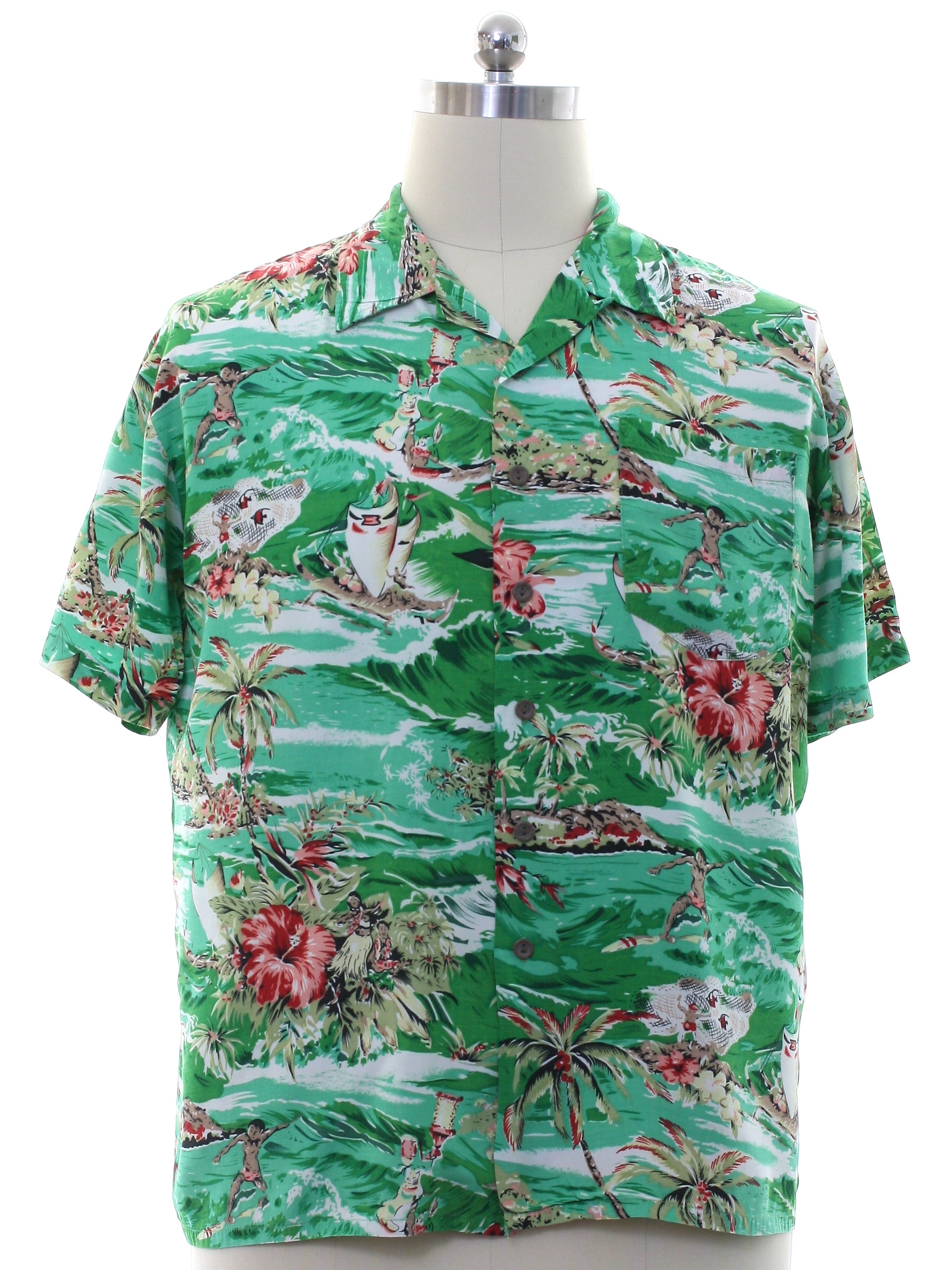 Retro 1980's Hawaiian Shirt (Kennington Classics) : 80s -Kennington ...