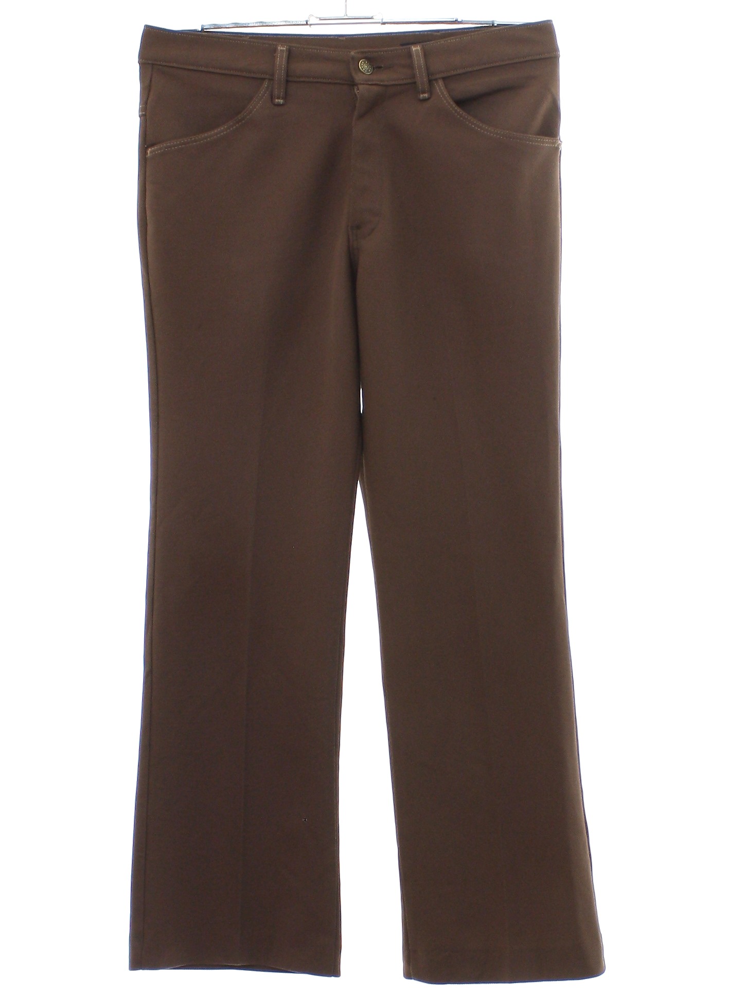 Retro 1970's Flared Pants / Flares (Farah) : 70s -Farah- Mens brown ...