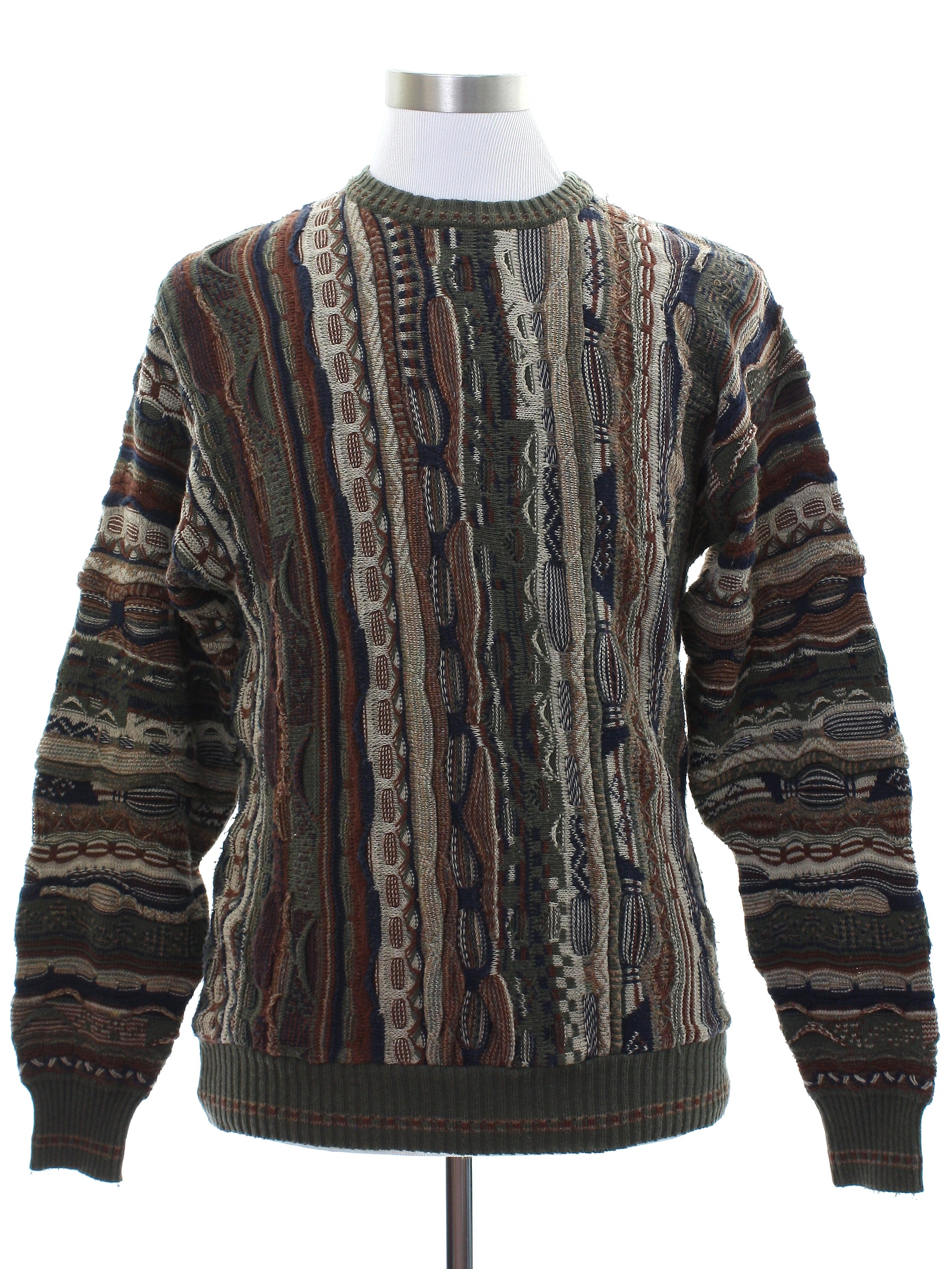 Retro Eighties Sweater: 80s style (made in 90s) -Croft & Barrow- Mens ...