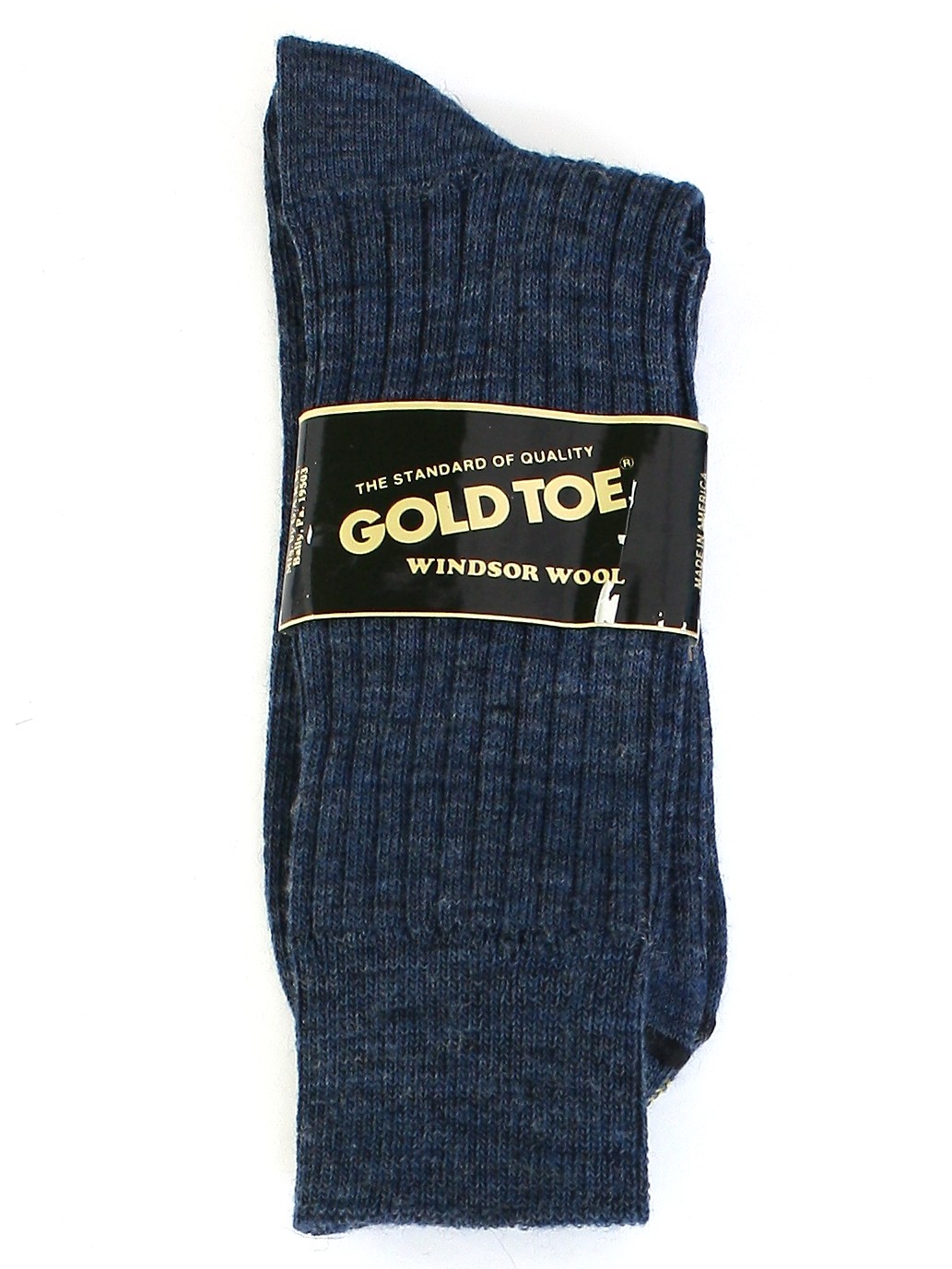 Gold Toe Seventies Vintage Socks: 70s -Gold Toe- Mens heather navy blue ...