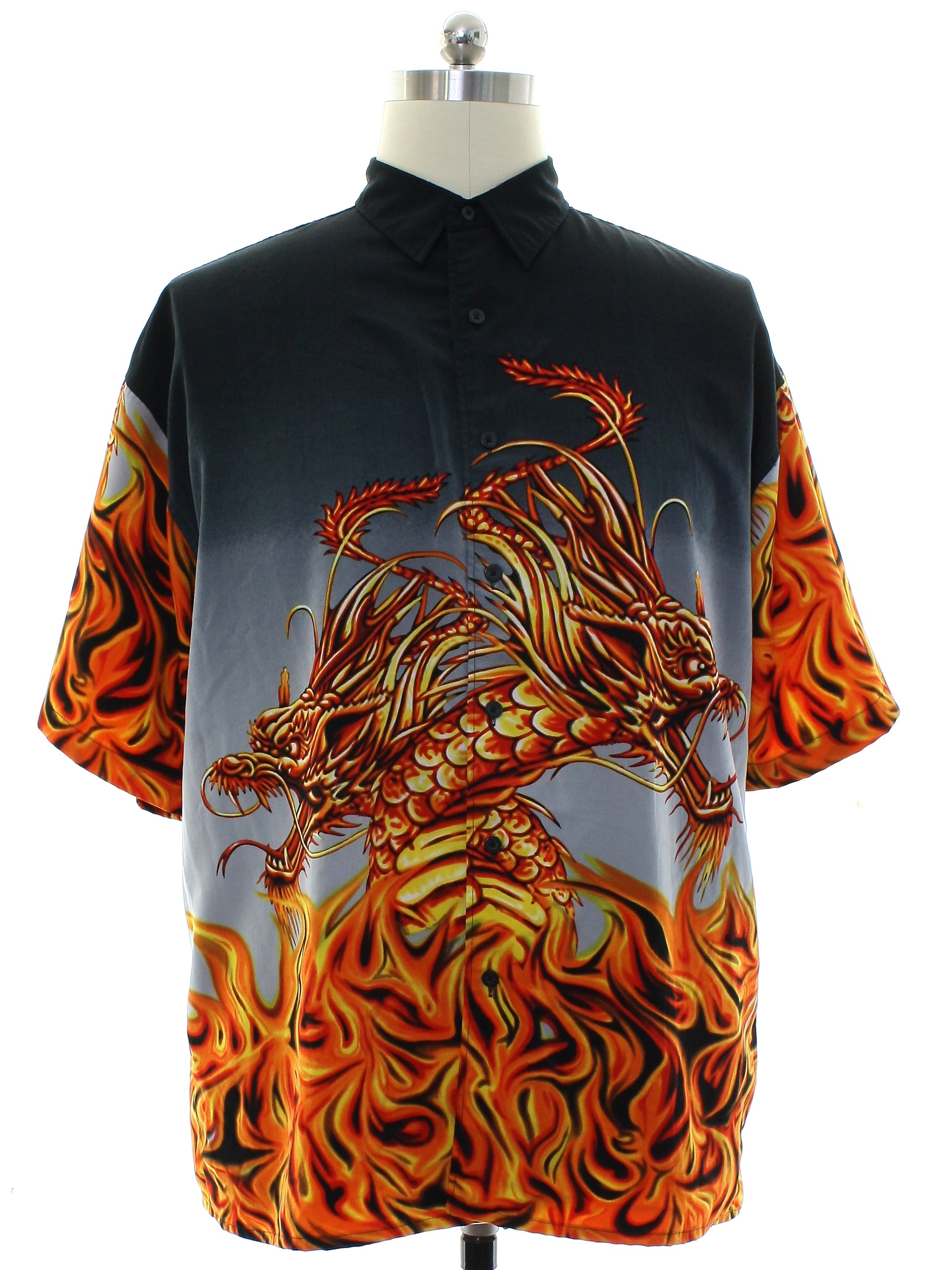 dragon collar shirt