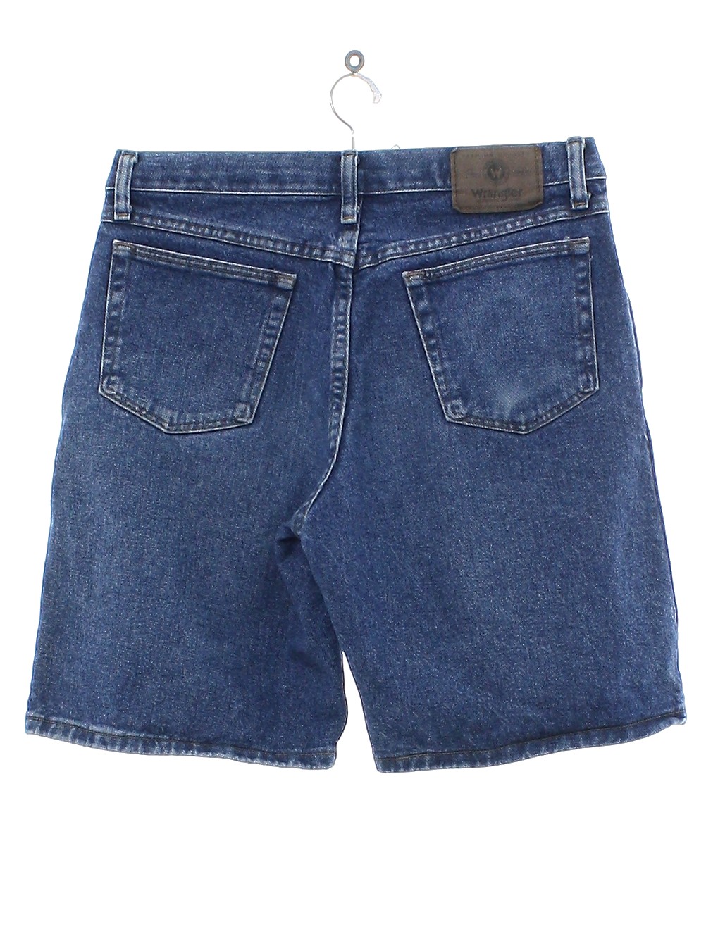 Retro Nineties Shorts: 90s -Wrangler- Mens slightly faded and worn blue ...
