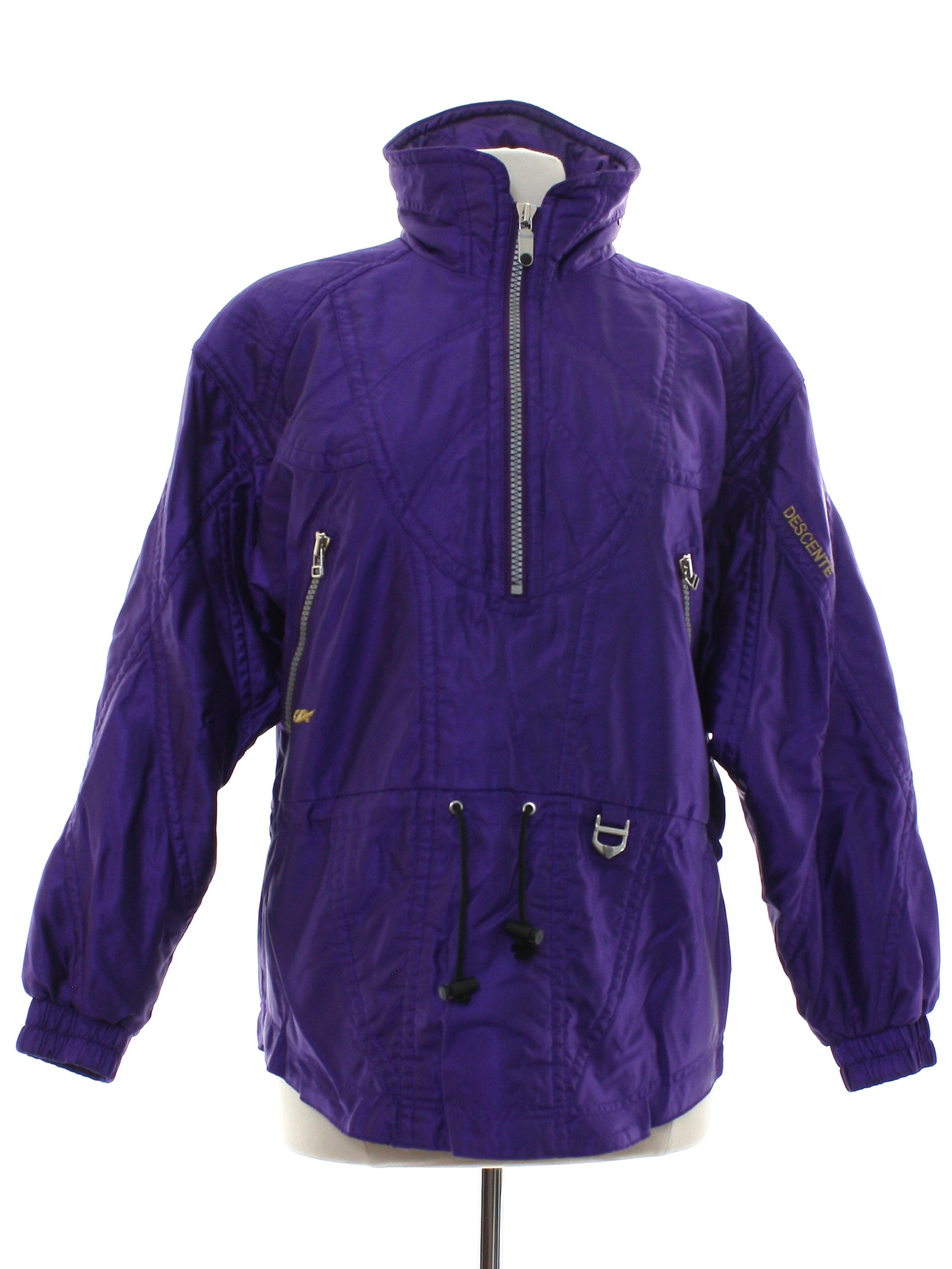 Jacket: Late 90s or Early y2k 2000s -Descente- Womens purple