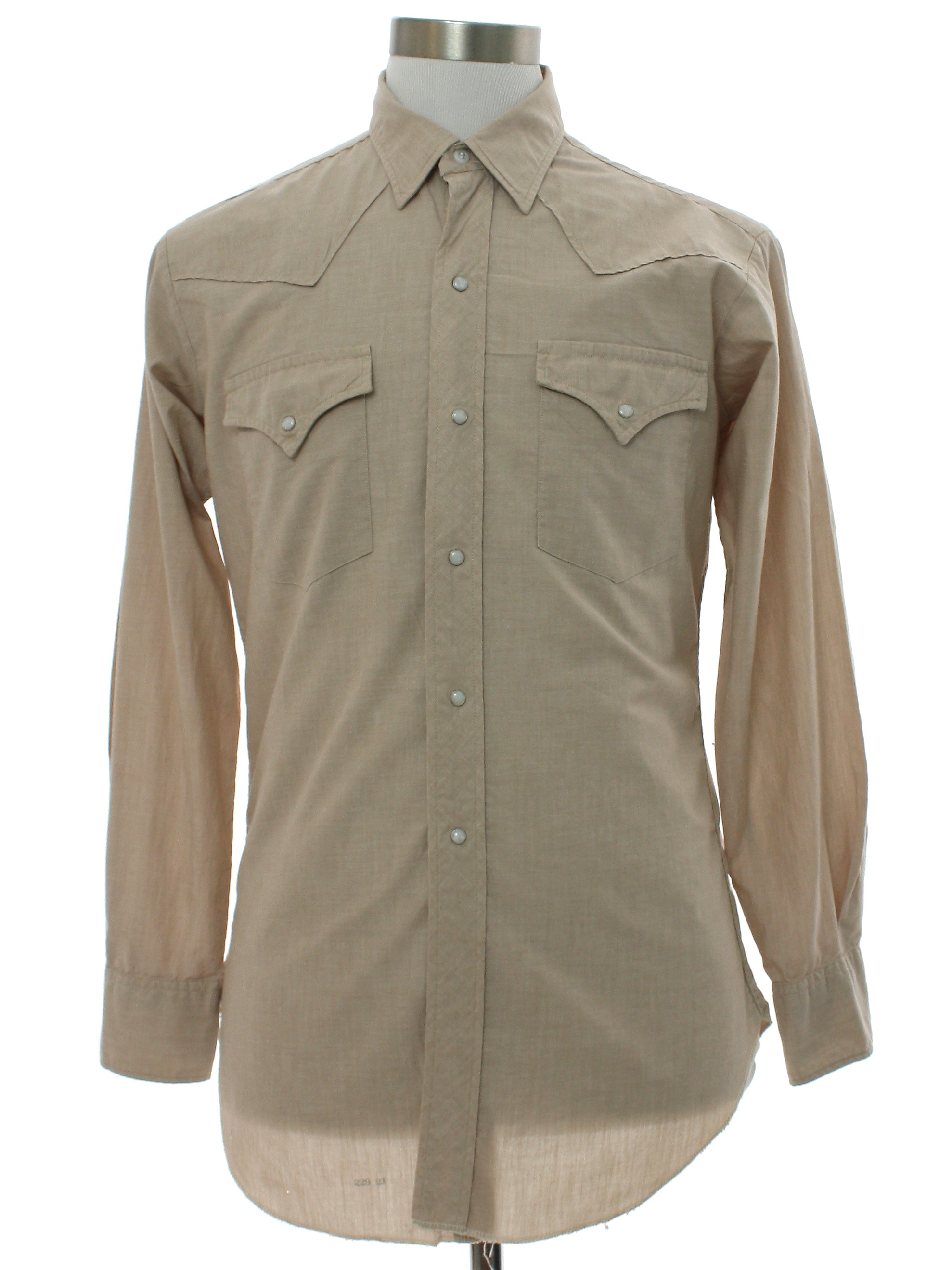 1950's Western Shirt: 50s -Levis Authentic Western Wear Its a Dan