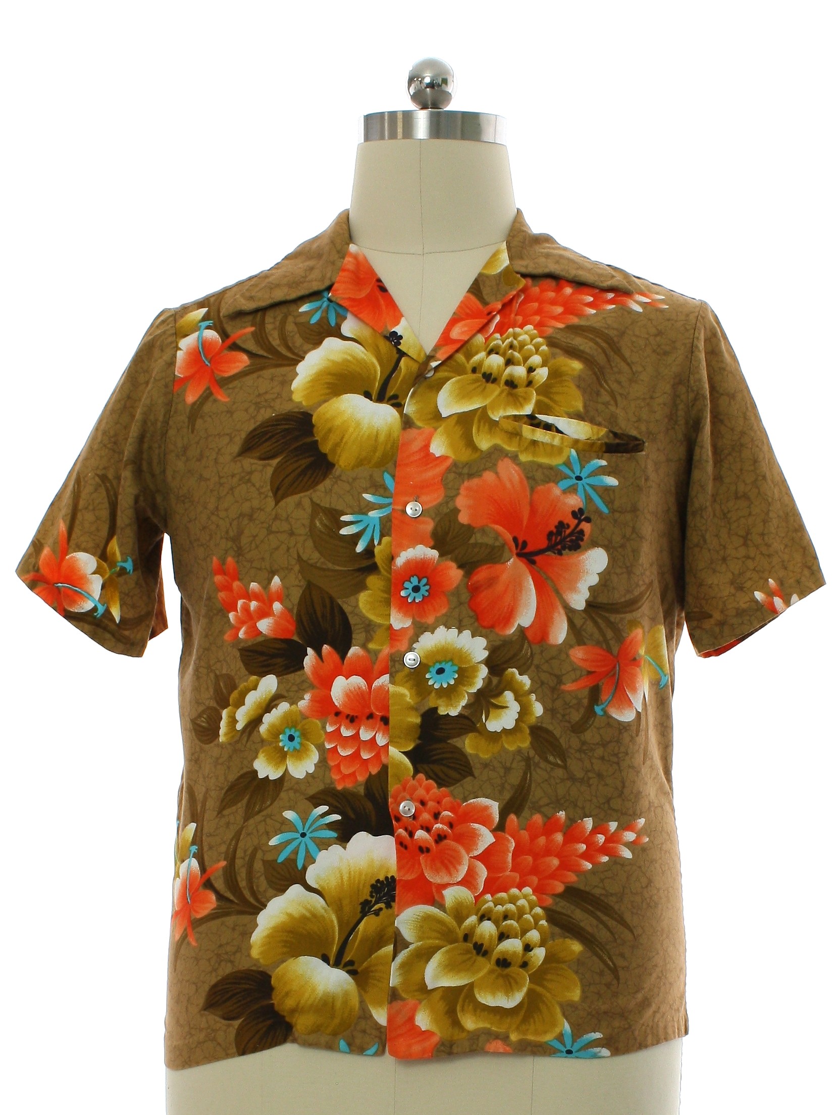 Seventies Hawaii Penneys Hawaiian Shirt: 70s -Hawaii Penneys- Mens ...