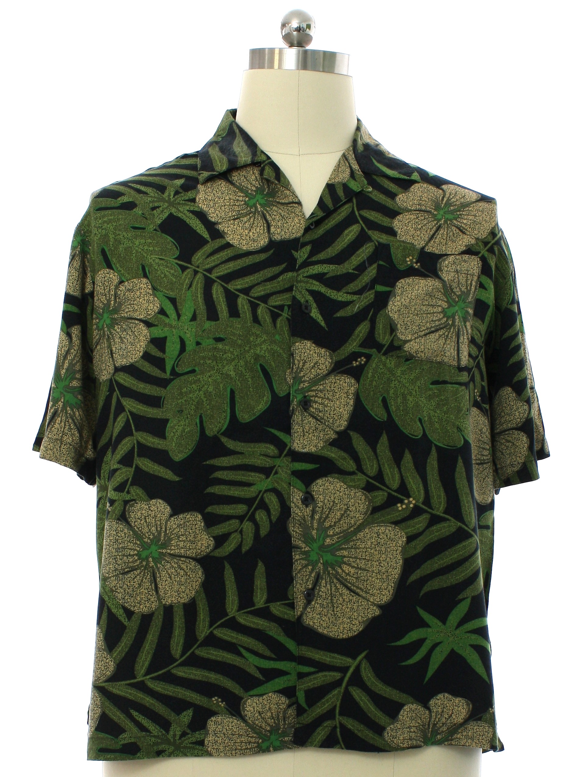 black hawaii shirt