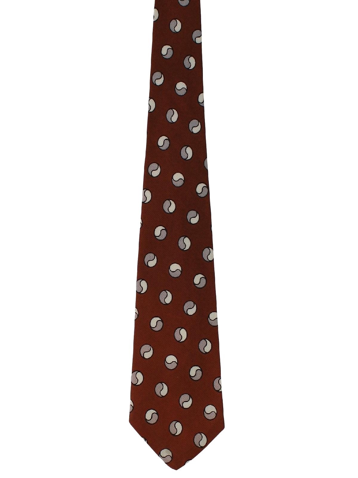 Retro 1950s Neck Tie: 50s -Superior Quality Hand Made- Mens brown ...