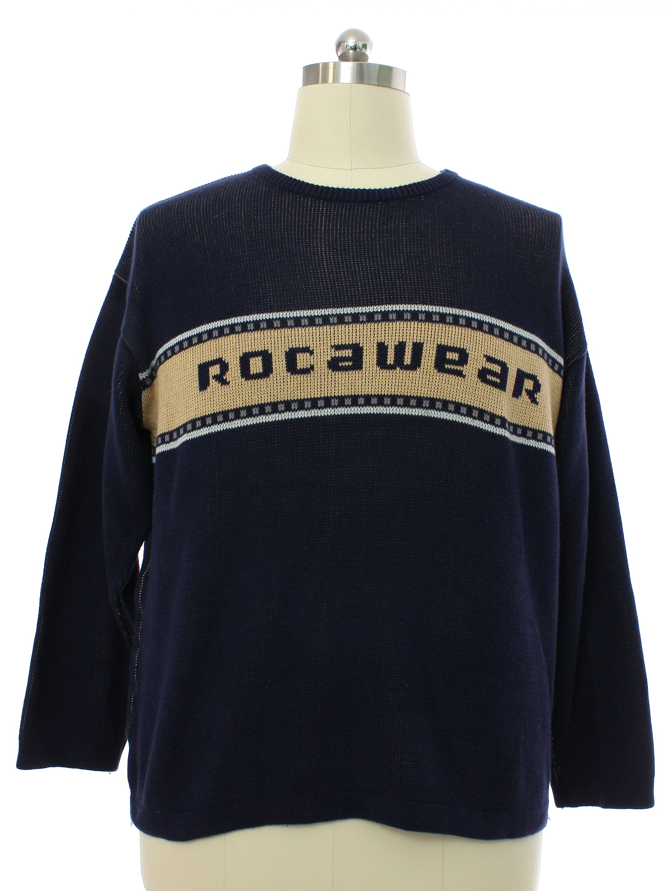 Nineties Rocawear Sweater: Late 90s or Early y2k 2000s -Rocawear