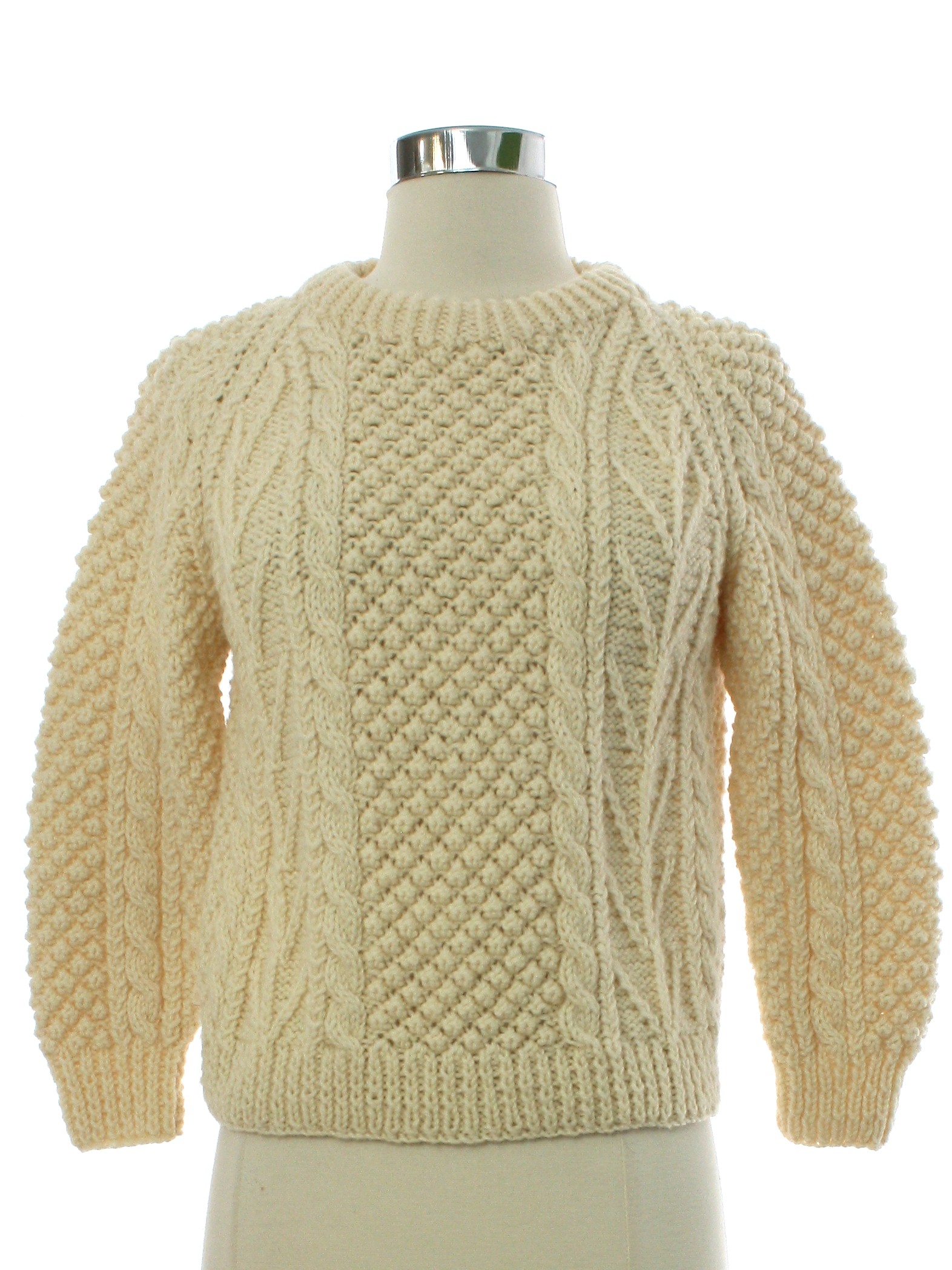 Retro 80s Sweater (Carrick Fin, Handknitted in Donegal) : 80s -Carrick ...