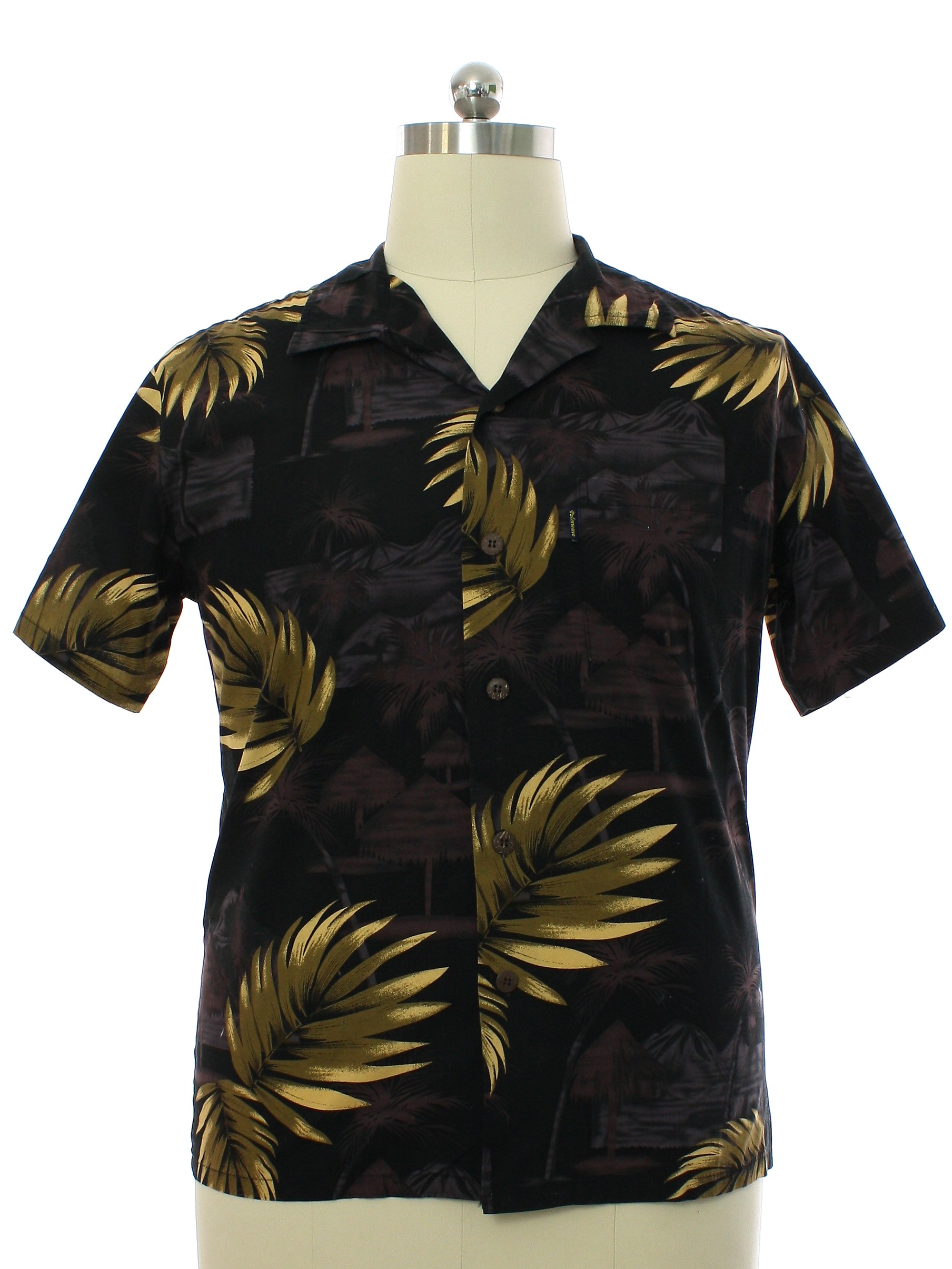 Palmwave Hawaii Eighties Vintage Hawaiian Shirt: 80s -Palmwave Hawaii ...