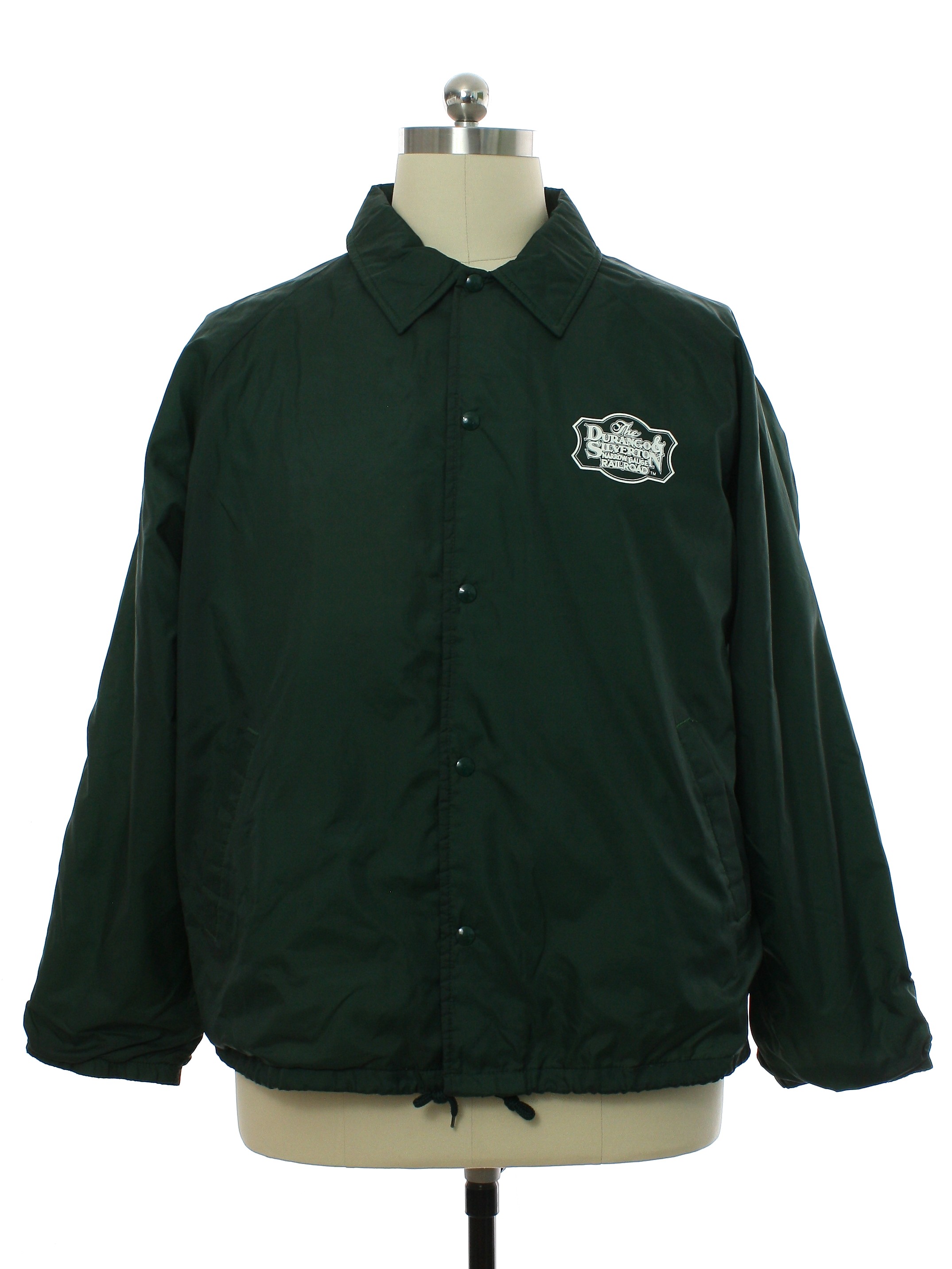 Retro 1990's Jacket (The Warm Up) : 90s -The Warm Up- Mens forest green ...
