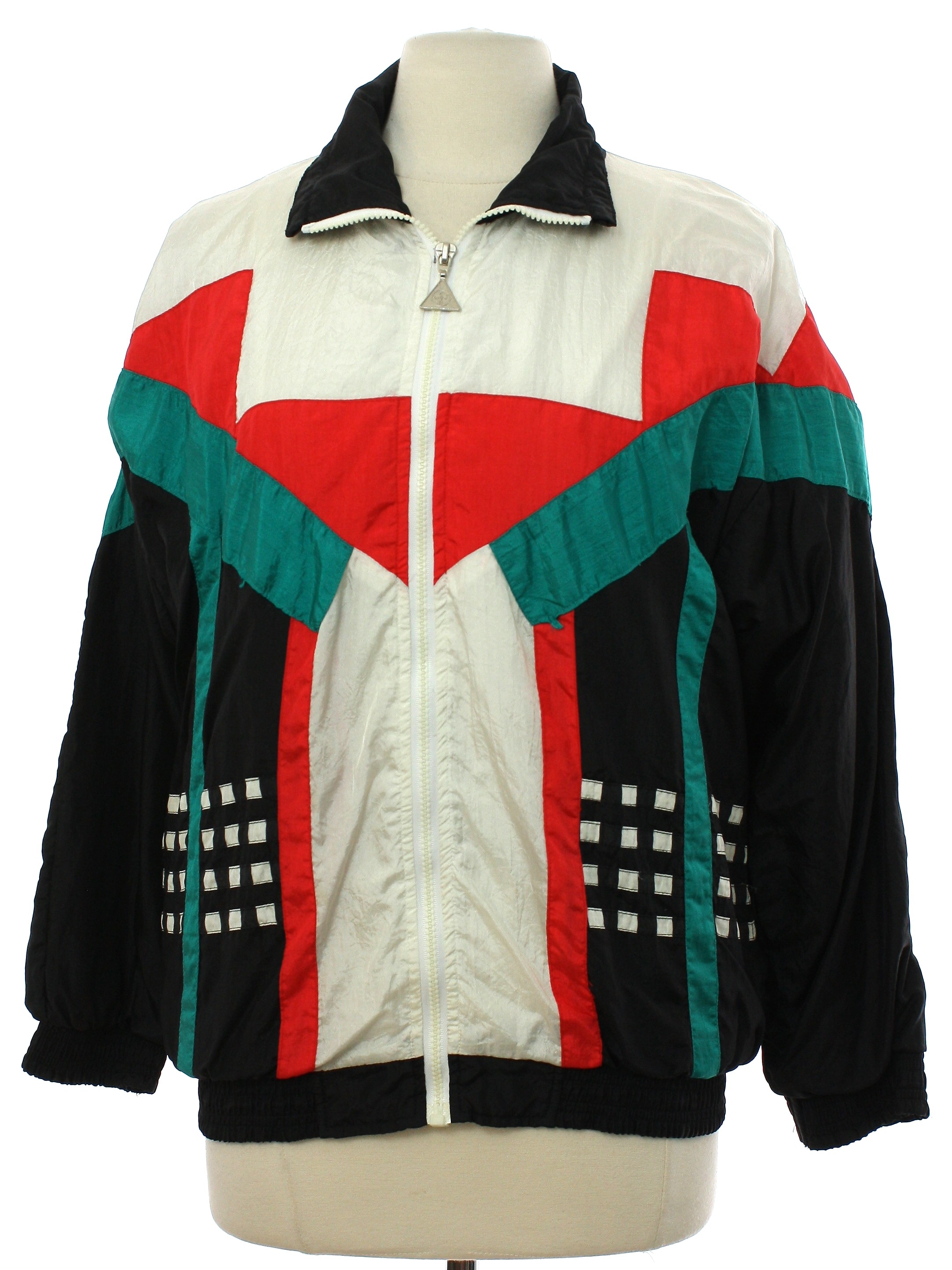 Vintage Casual Isle Eighties Jacket: 80s -Casual Isle- Womens black ...