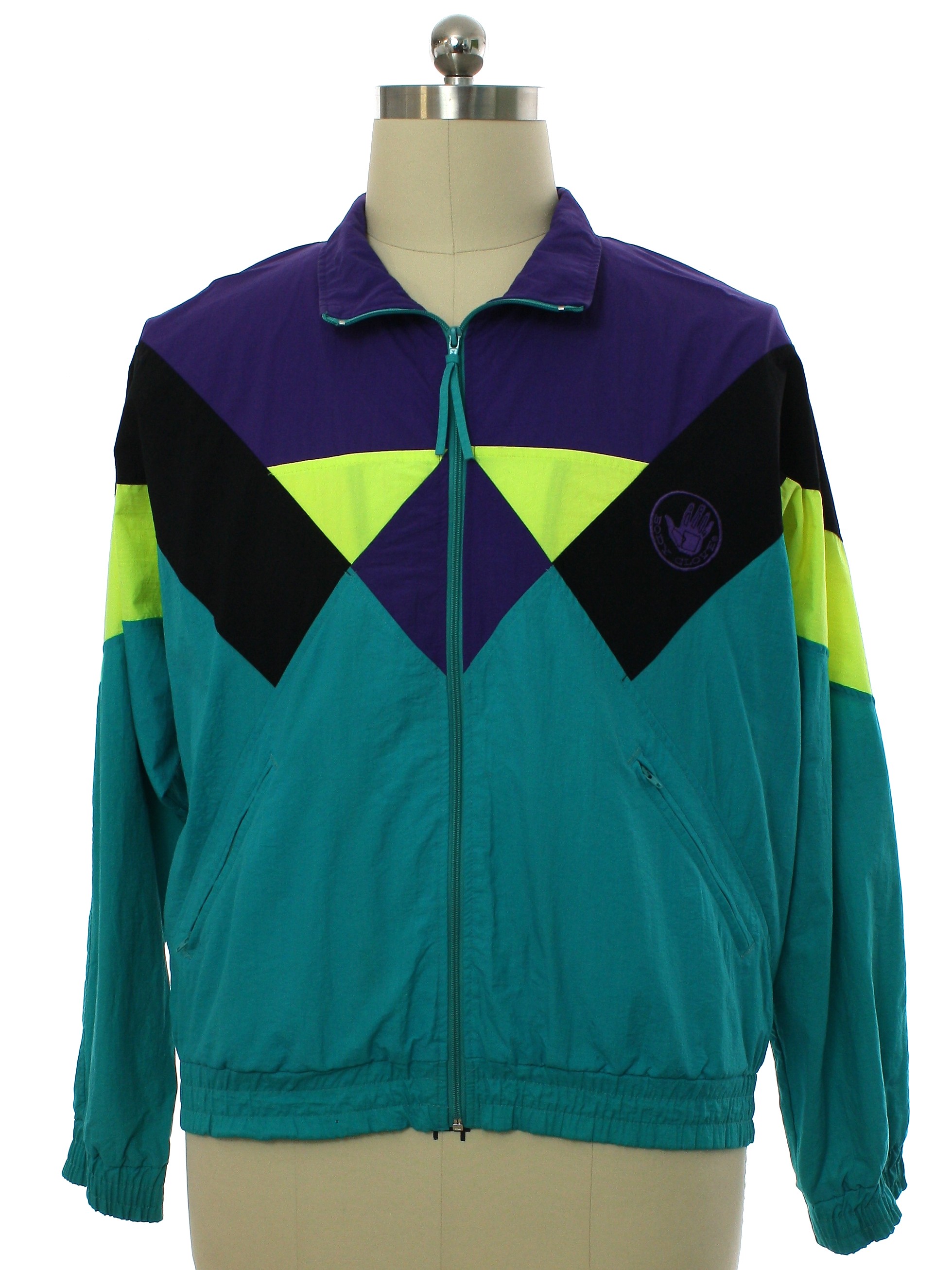 Body Glove 1980s Vintage Jacket: 80s -Body Glove- Mens turquoise ...