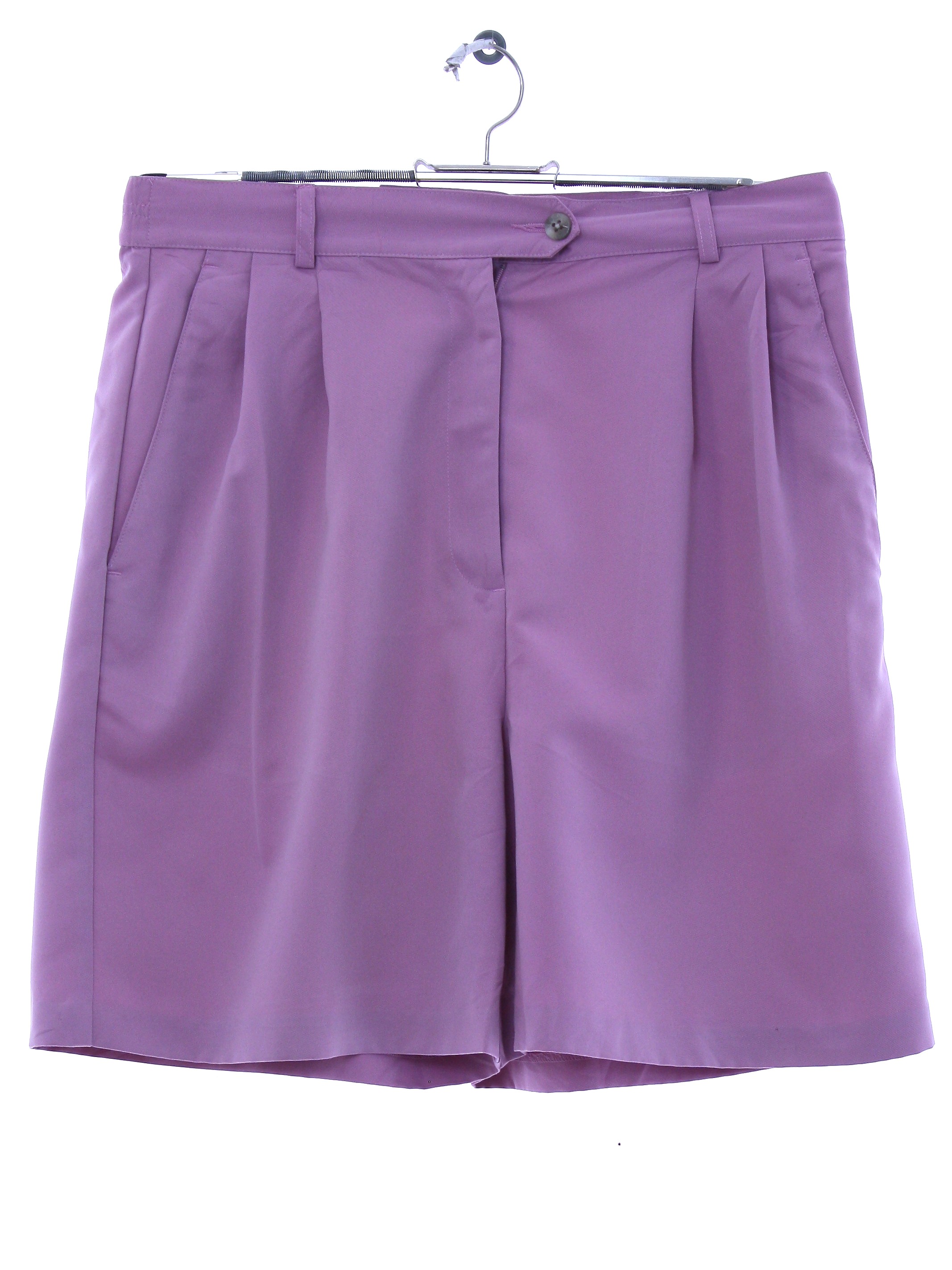 Retro 90s Shorts (Izod) : 90s -Izod- Womens lilac solid colored