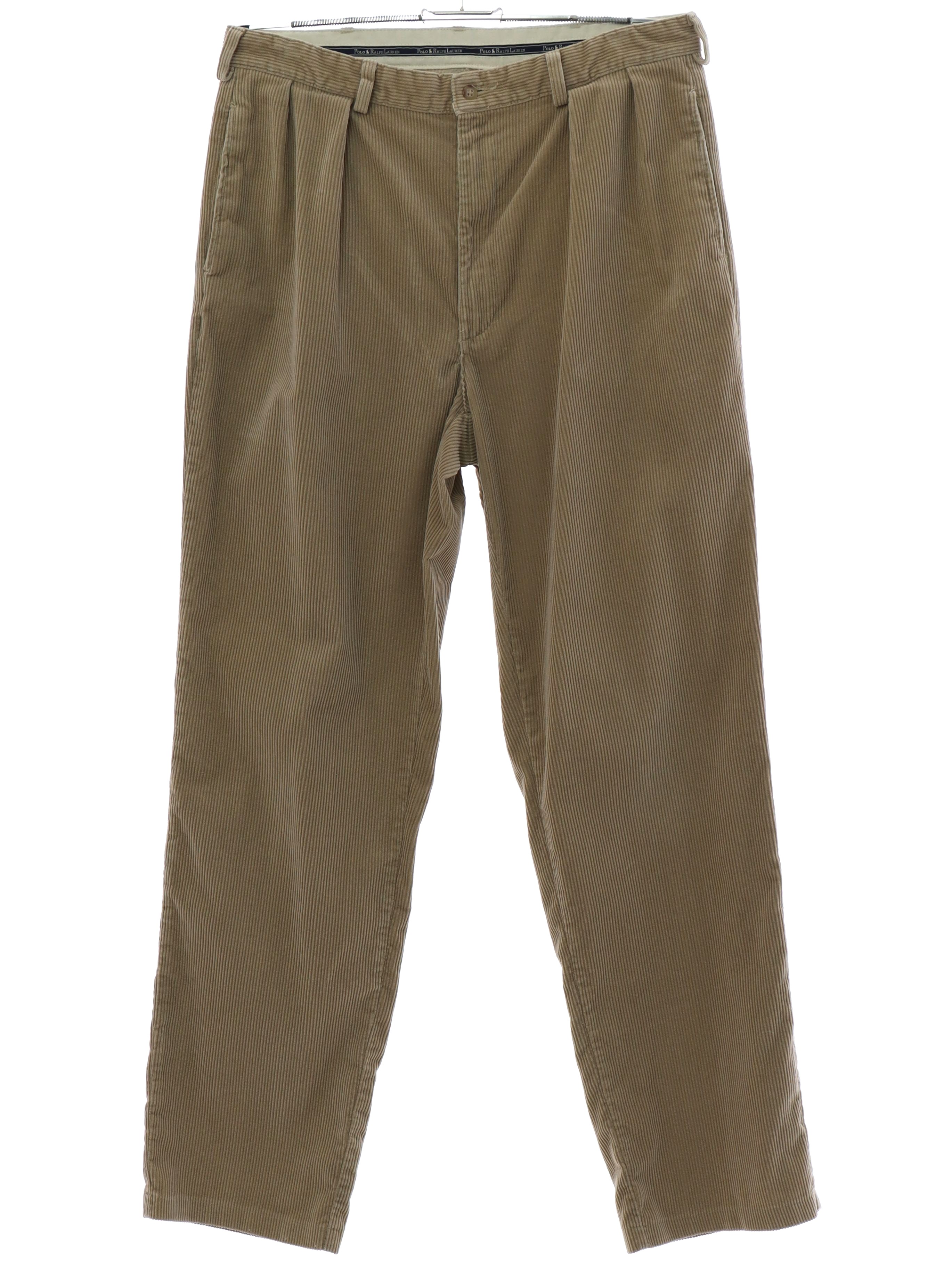 80's Vintage Pants: 80s -Polo Ralph Lauren- Mens tan solid colored ...