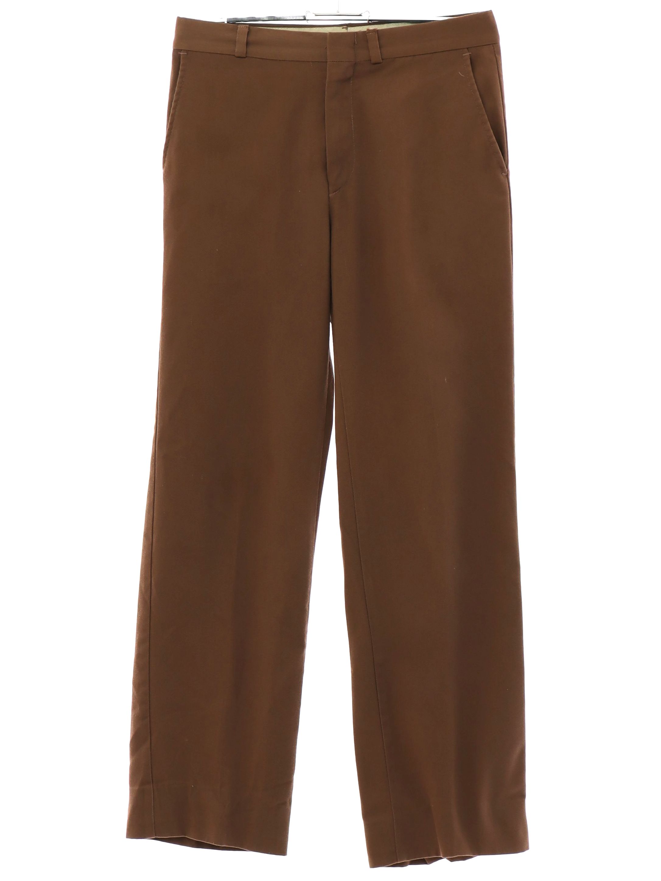 Retro Eighties Pants: 80s -B.P. Britches- Mens brown solid colored ...