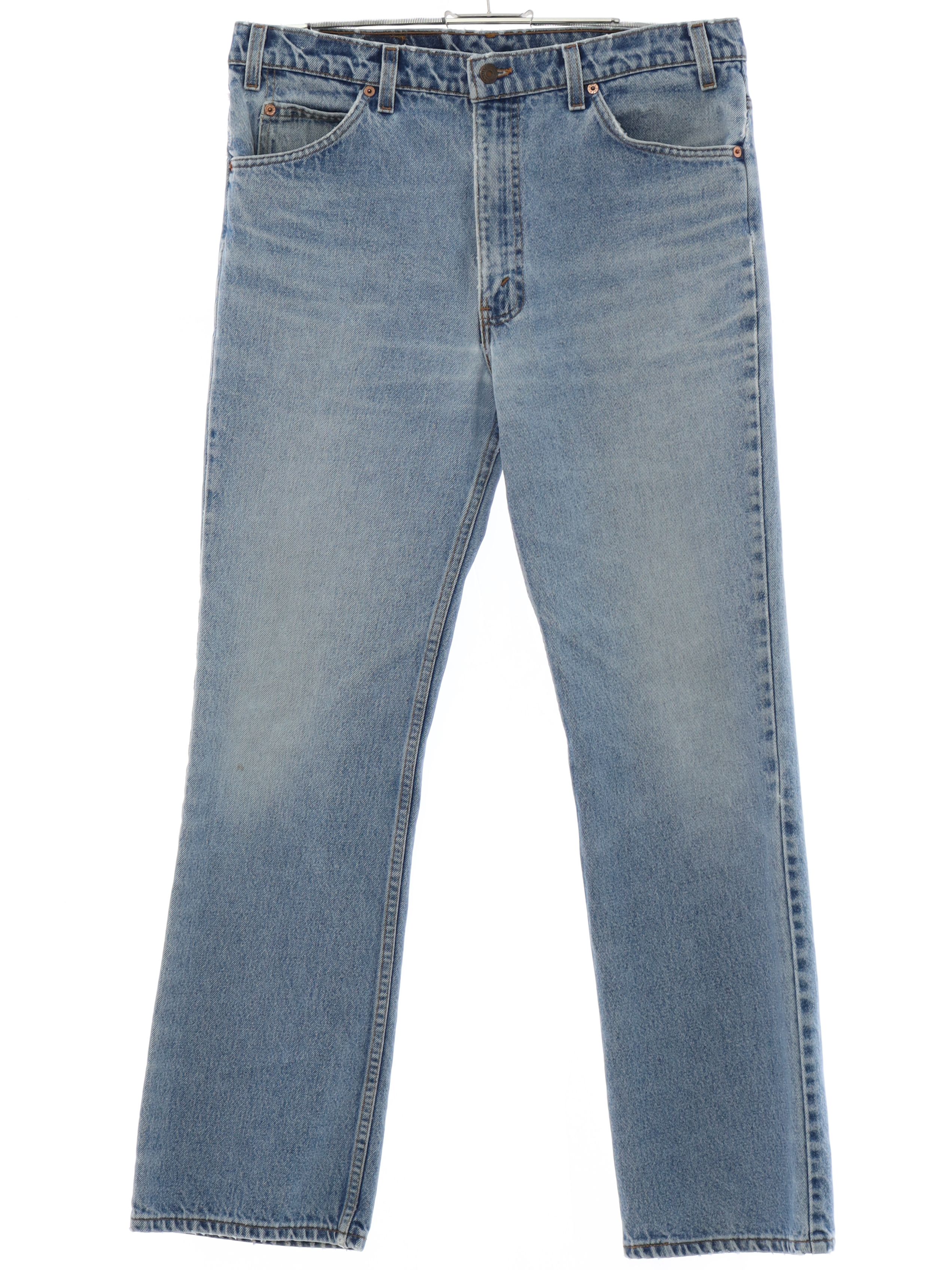 Retro 1990s Pants: 90s -Levis 517s- Mens faded and worn light blue wash ...