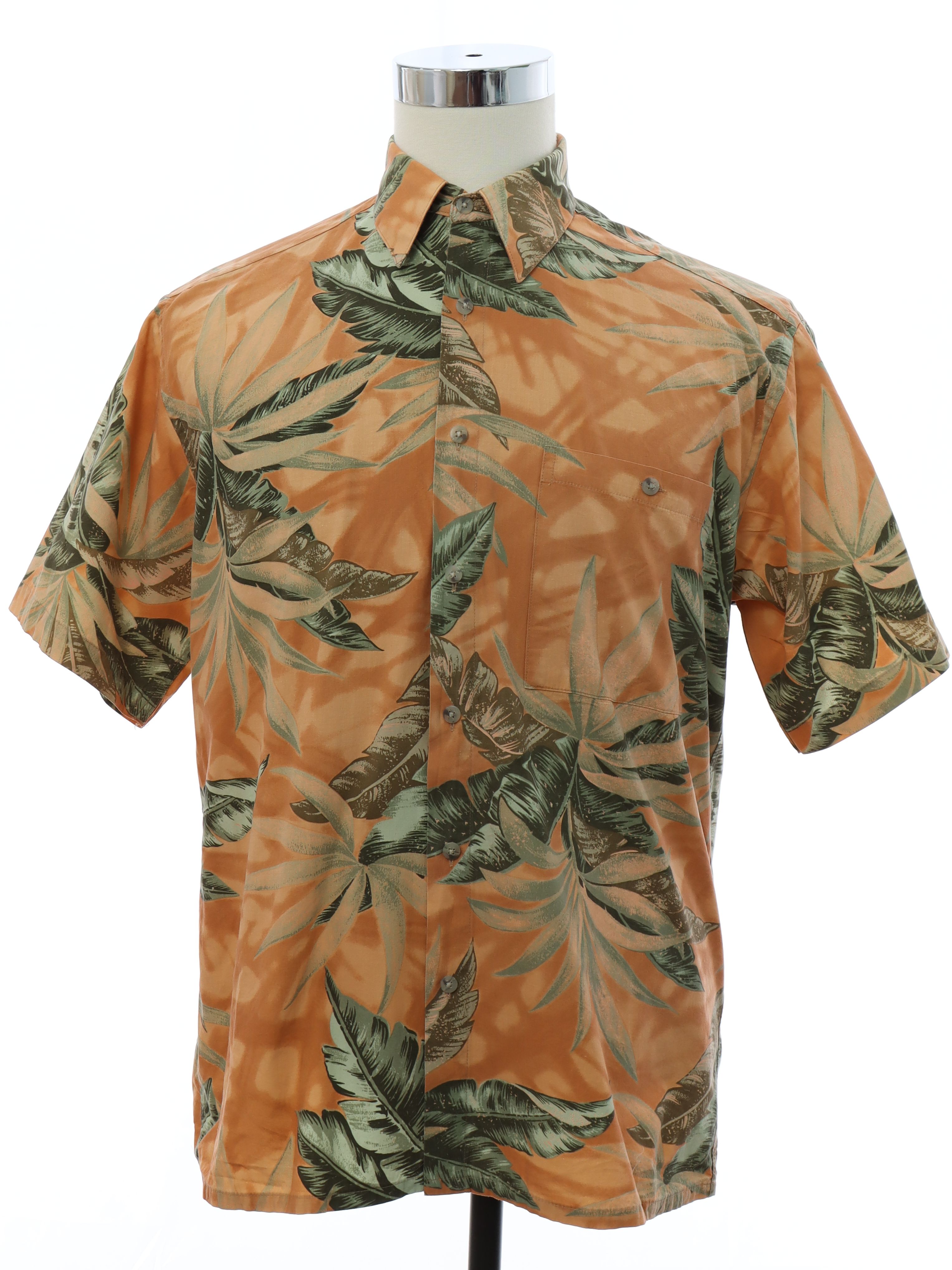 Hollis River 90's Vintage Hawaiian Shirt: Late 90s -Hollis River- Mens ...