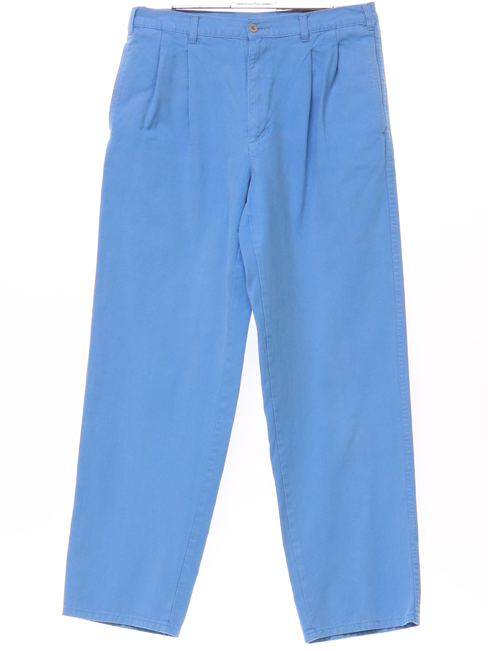 80s Vintage Dockers Pants: 80s -Dockers- Mens sky blue solid colored ...