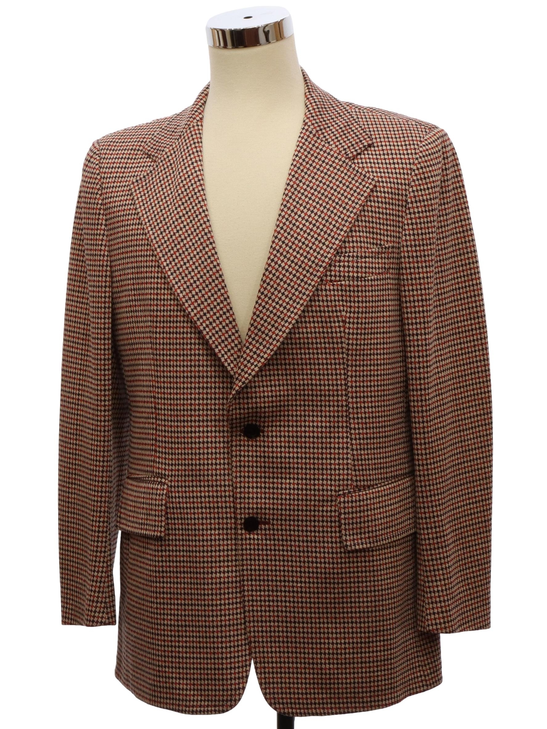 1970's Retro Jacket: 70s -Roos/Atkins Designed by Stanley Blacker- Mens ...