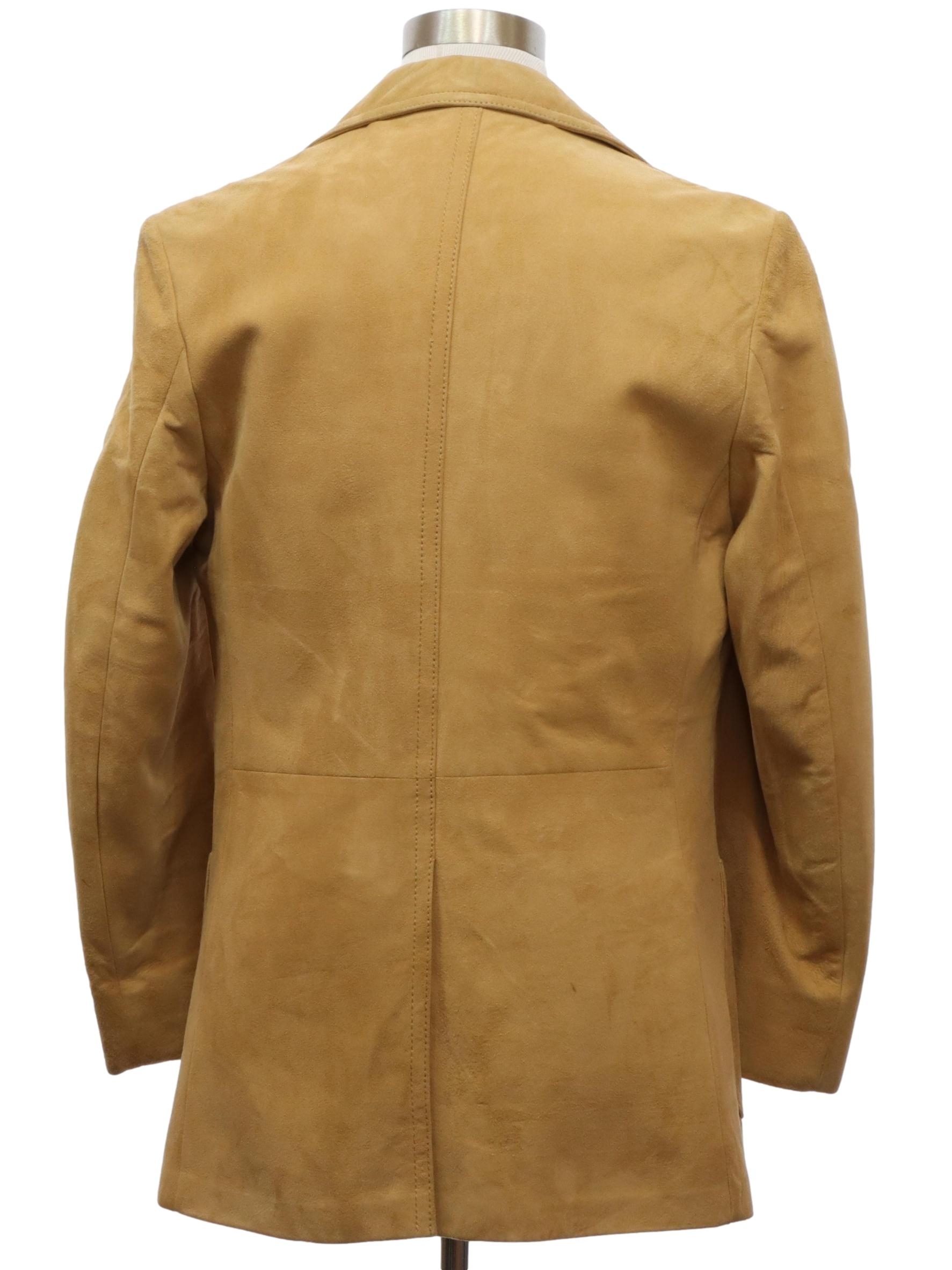 Seventies LakeLand Leather Jacket: 70s -LakeLand- Mens tan suede ...