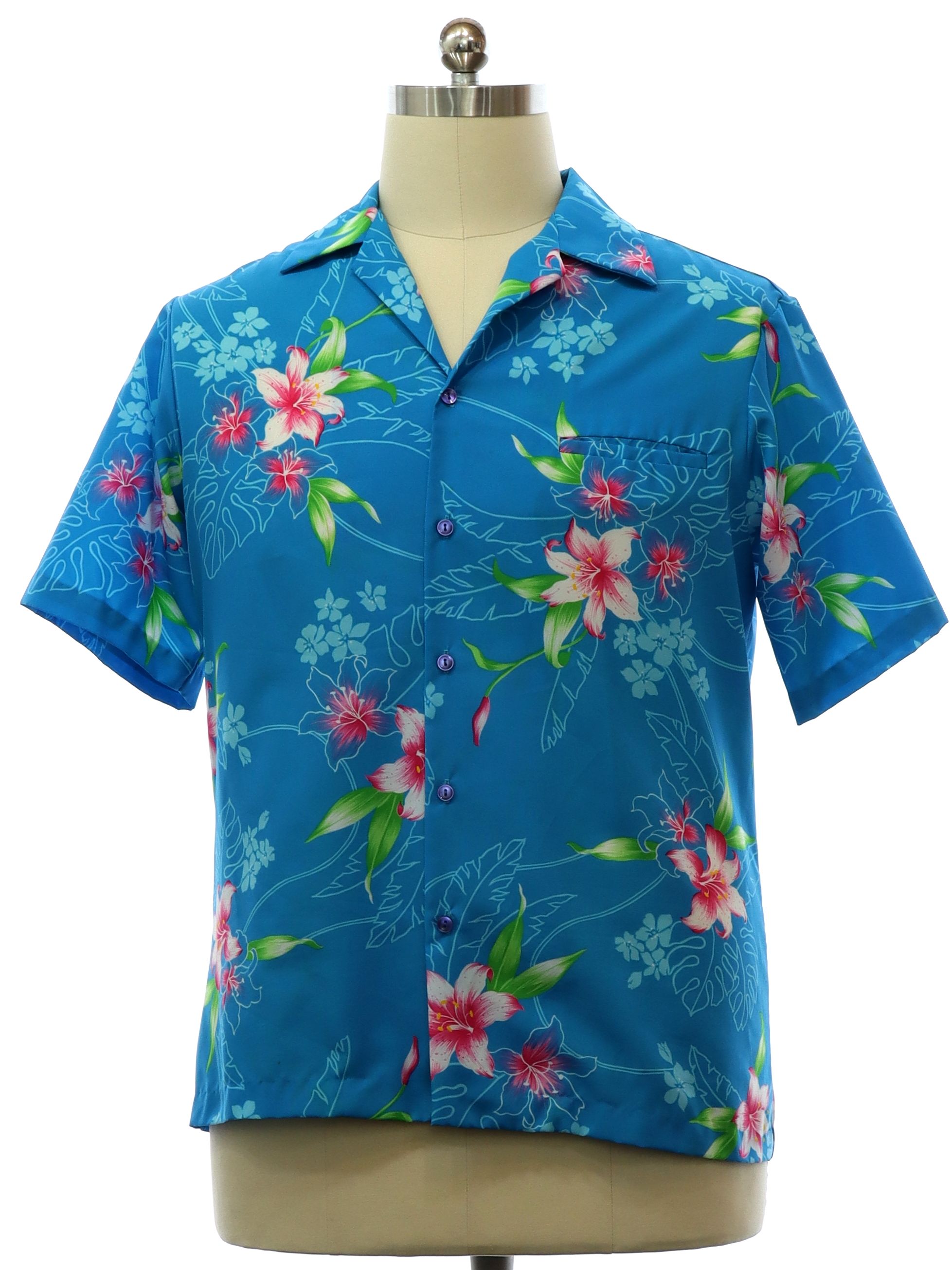 Hawaii Shirt Hilo Blue ~ Vintage Store