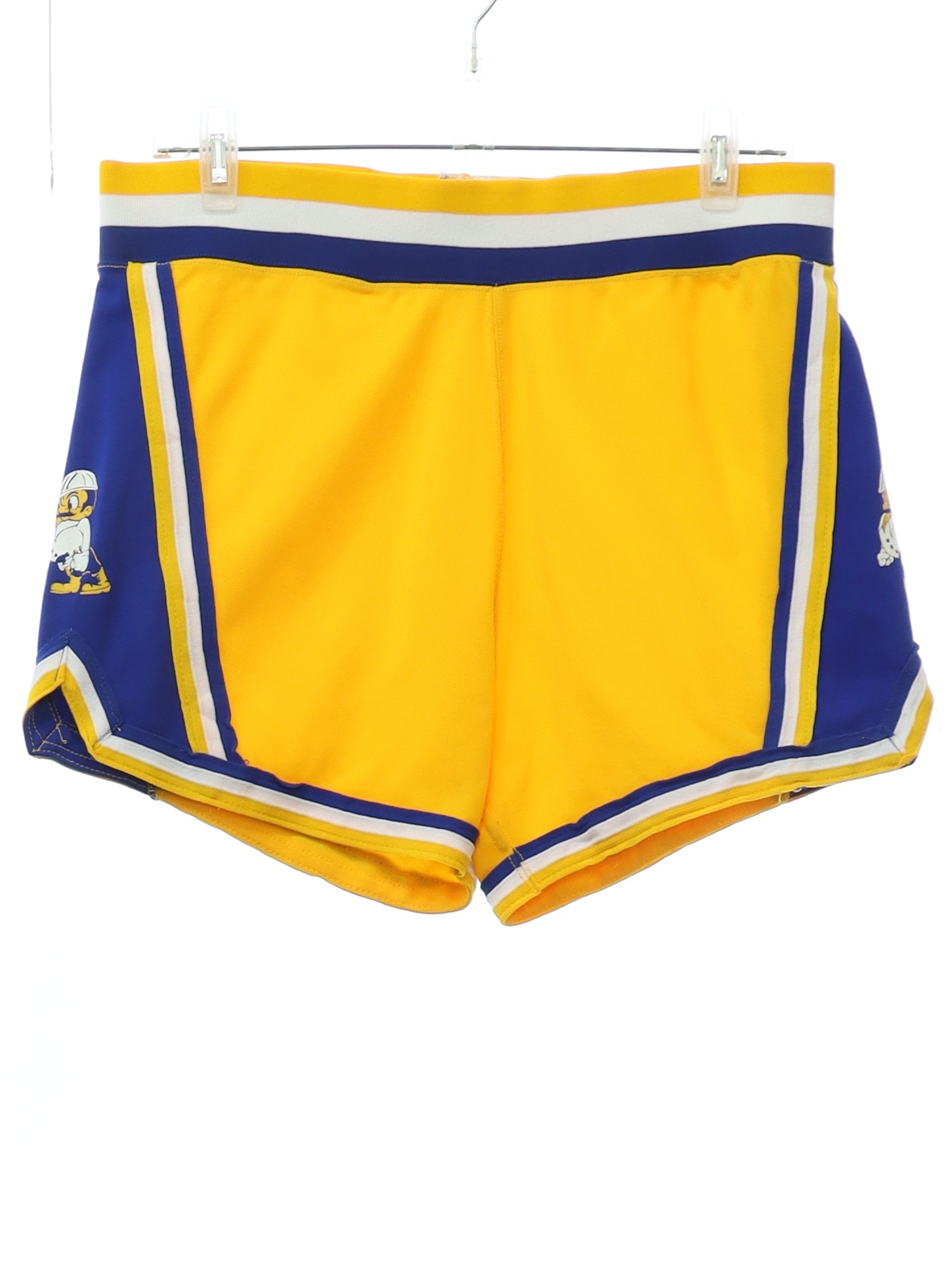 Vintage 90s Shorts: 90s or newer -Athletic Wear- Mens gold, blue and ...