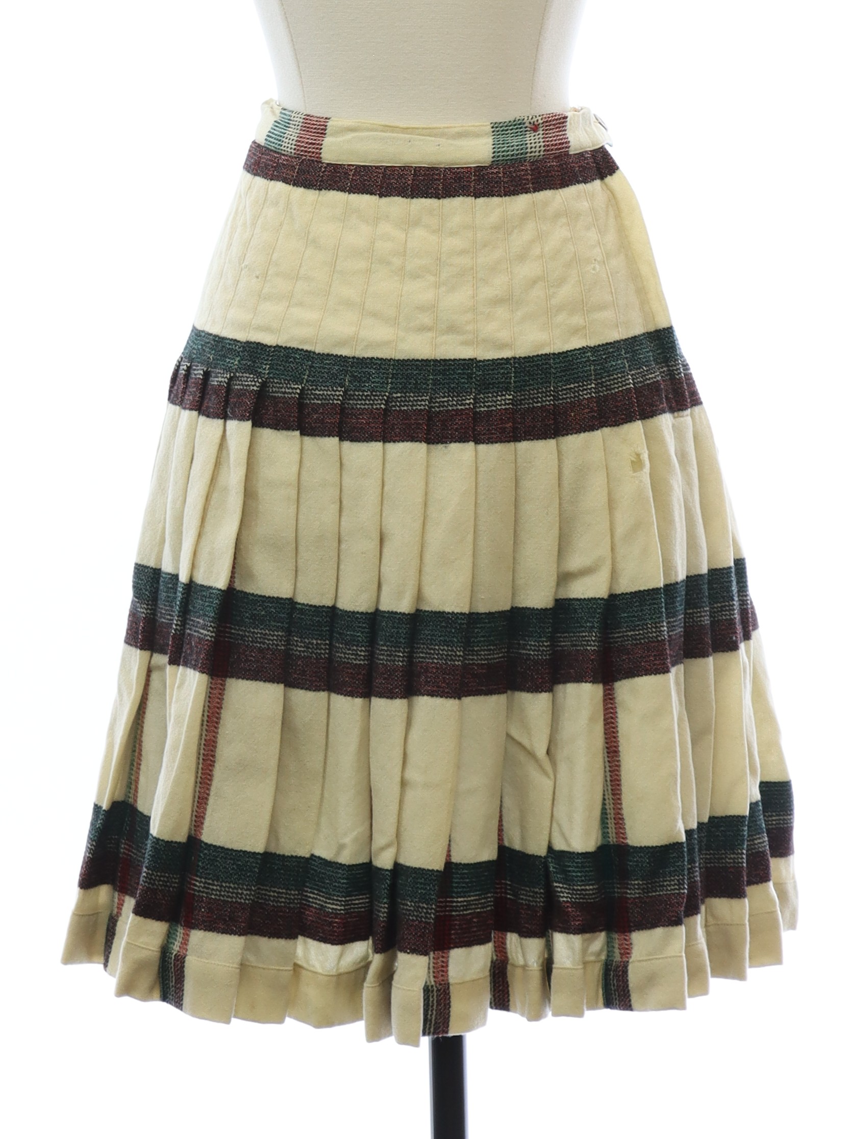 GUC outlets vintage 1950-60s wool skirt