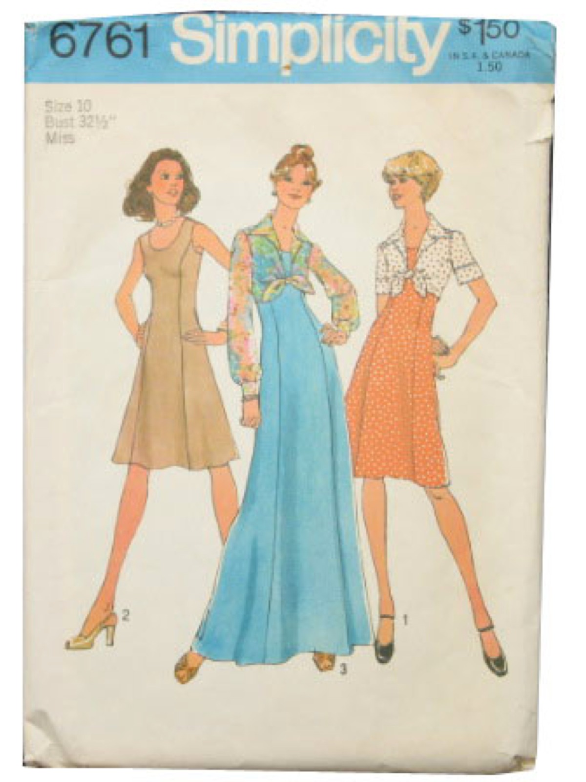 70's Simplicity Pattern No.6761 Sewing Pattern: 70s -Simplicity Pattern ...