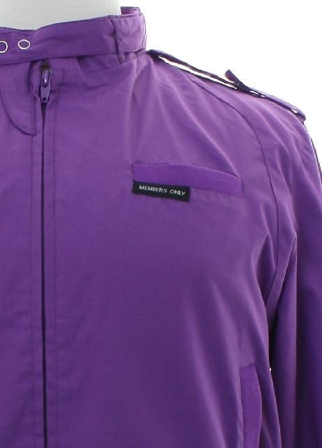 Purple members only on sale jacket